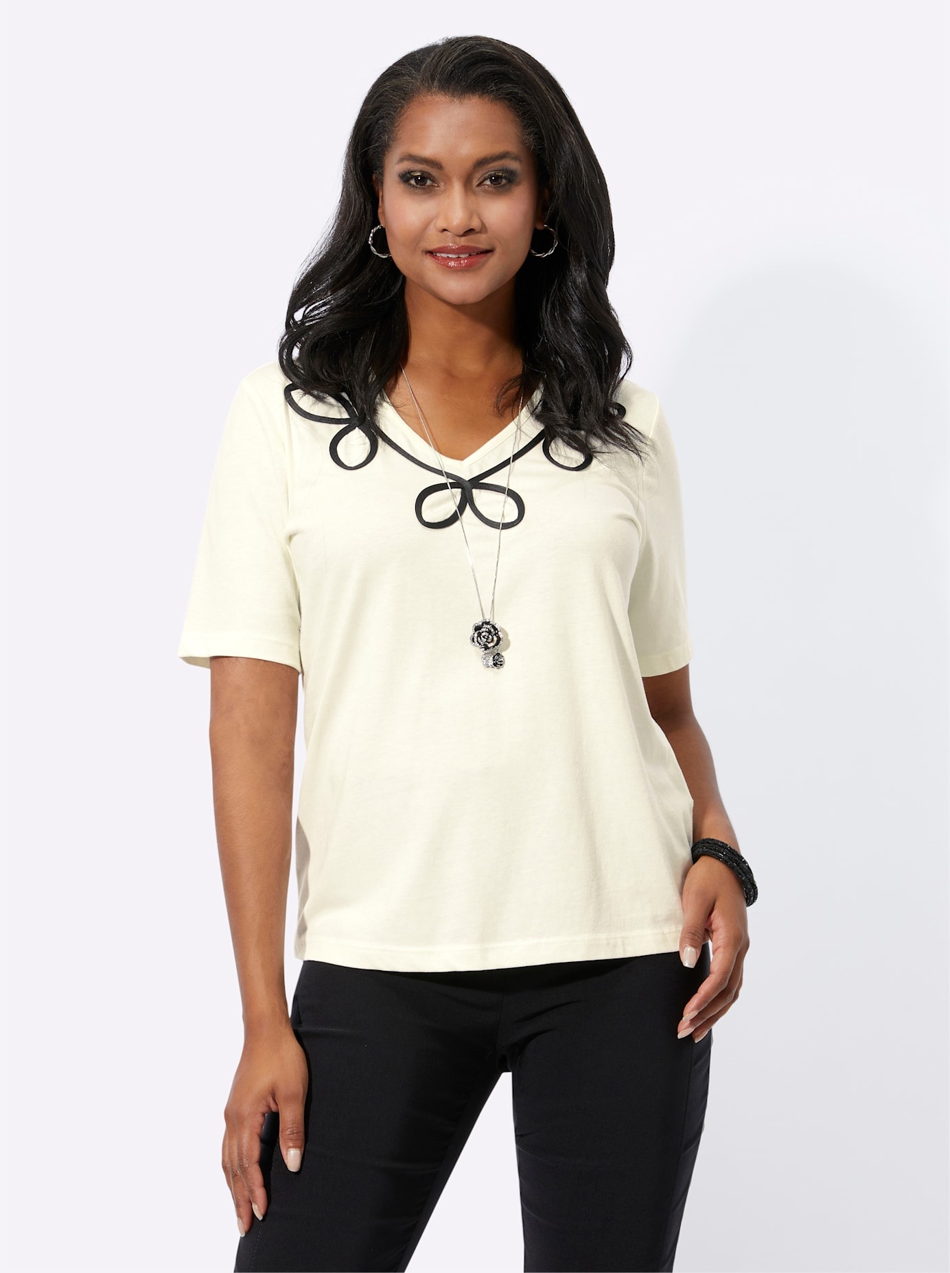 Lady Kurzarmshirt "Kurzarm-Shirt", 1 Stk. günstig online kaufen