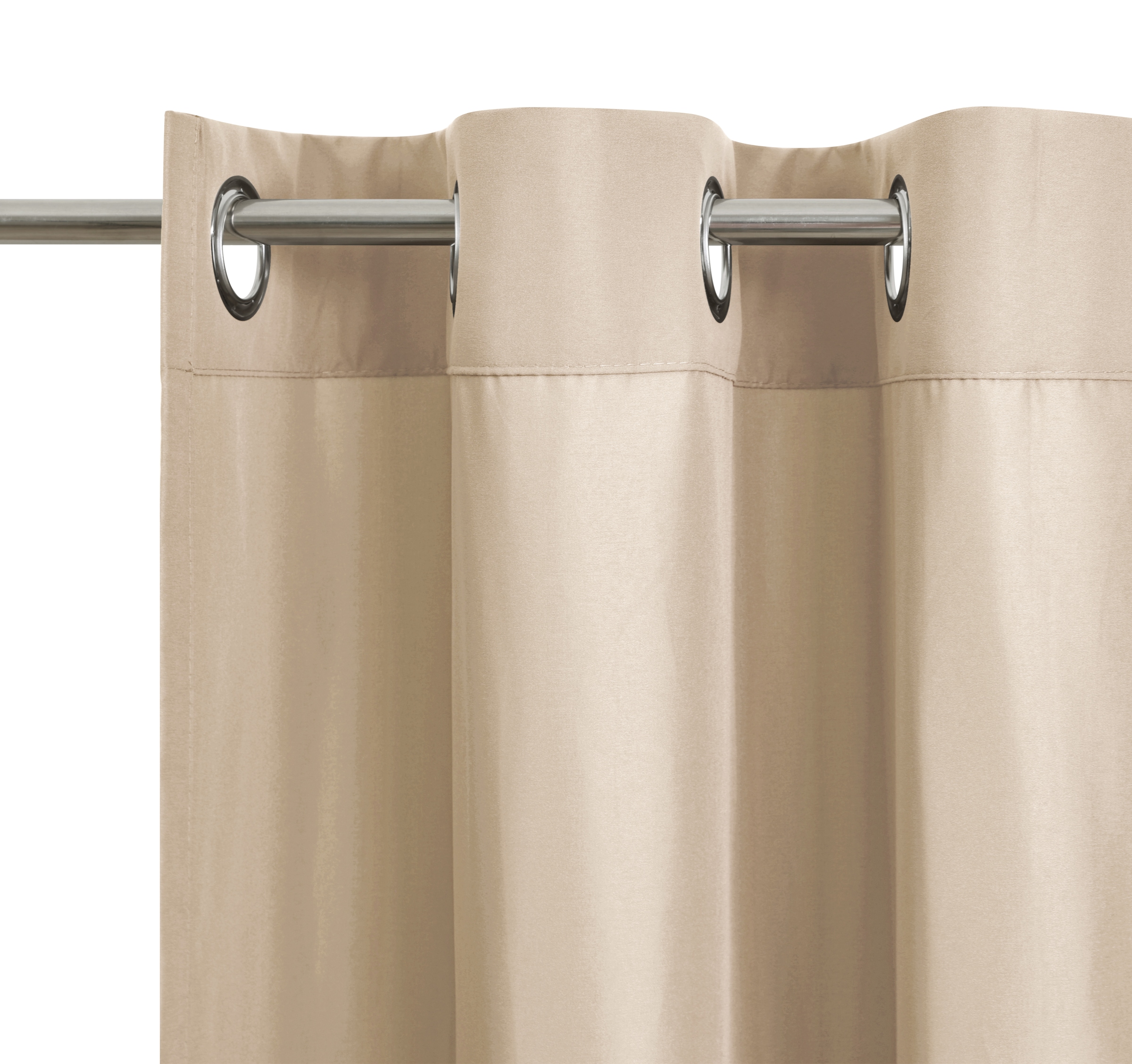 OTTO home Vorhang »Raja« Ösen 2 Stk. tlg. Blickdichtes Material, Einfache Montage, Pflegeleicht, Ösen Aufhängung