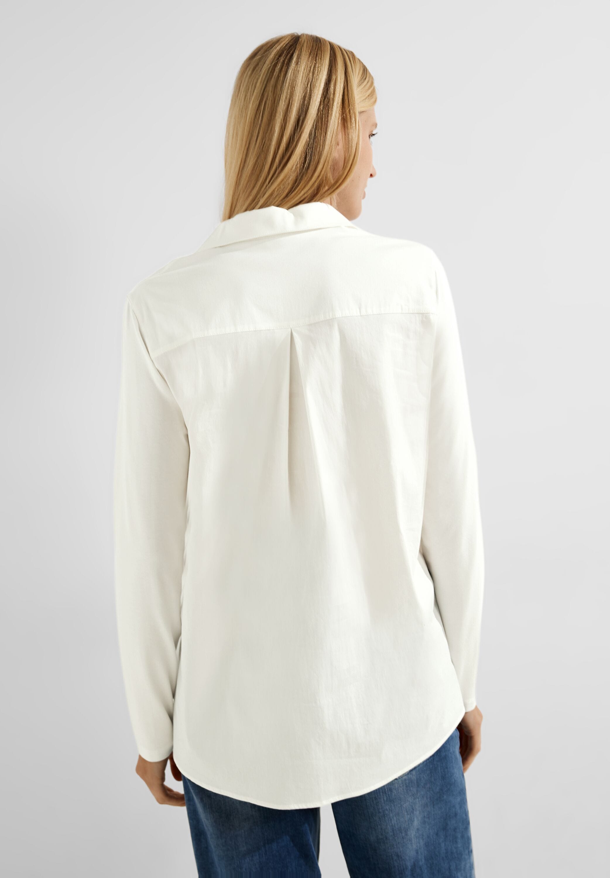 Cecil Klassische Bluse, aus Stretchanteil mit Baumwolle | BAUR bestellen online