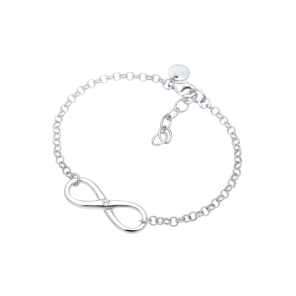 Elli Armband »Infinity Zirkonia 925 Sterling Silber«