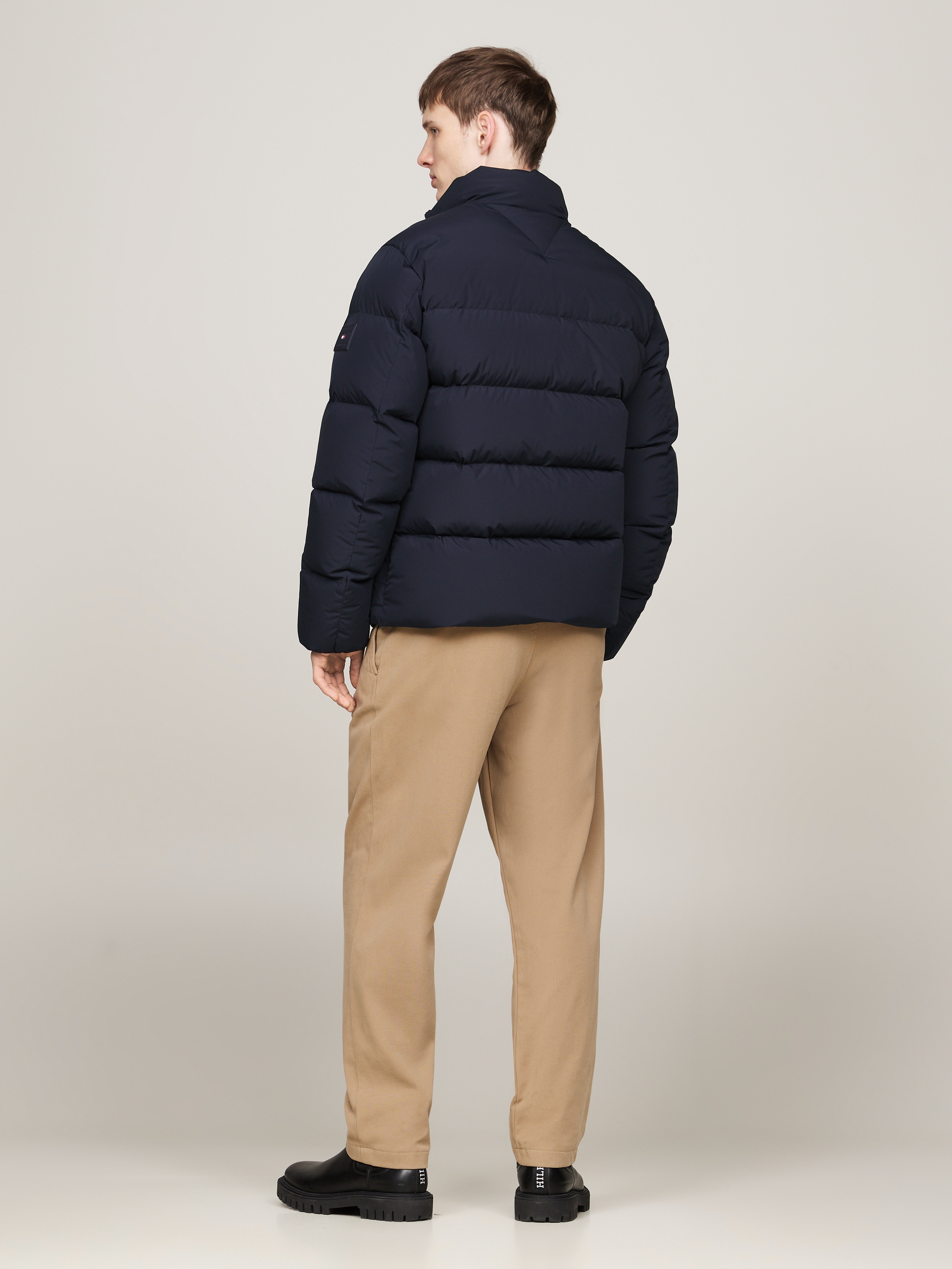 Tommy Hilfiger Steppjacke »DOWN PUFFER JACKET«, ohne Kapuze