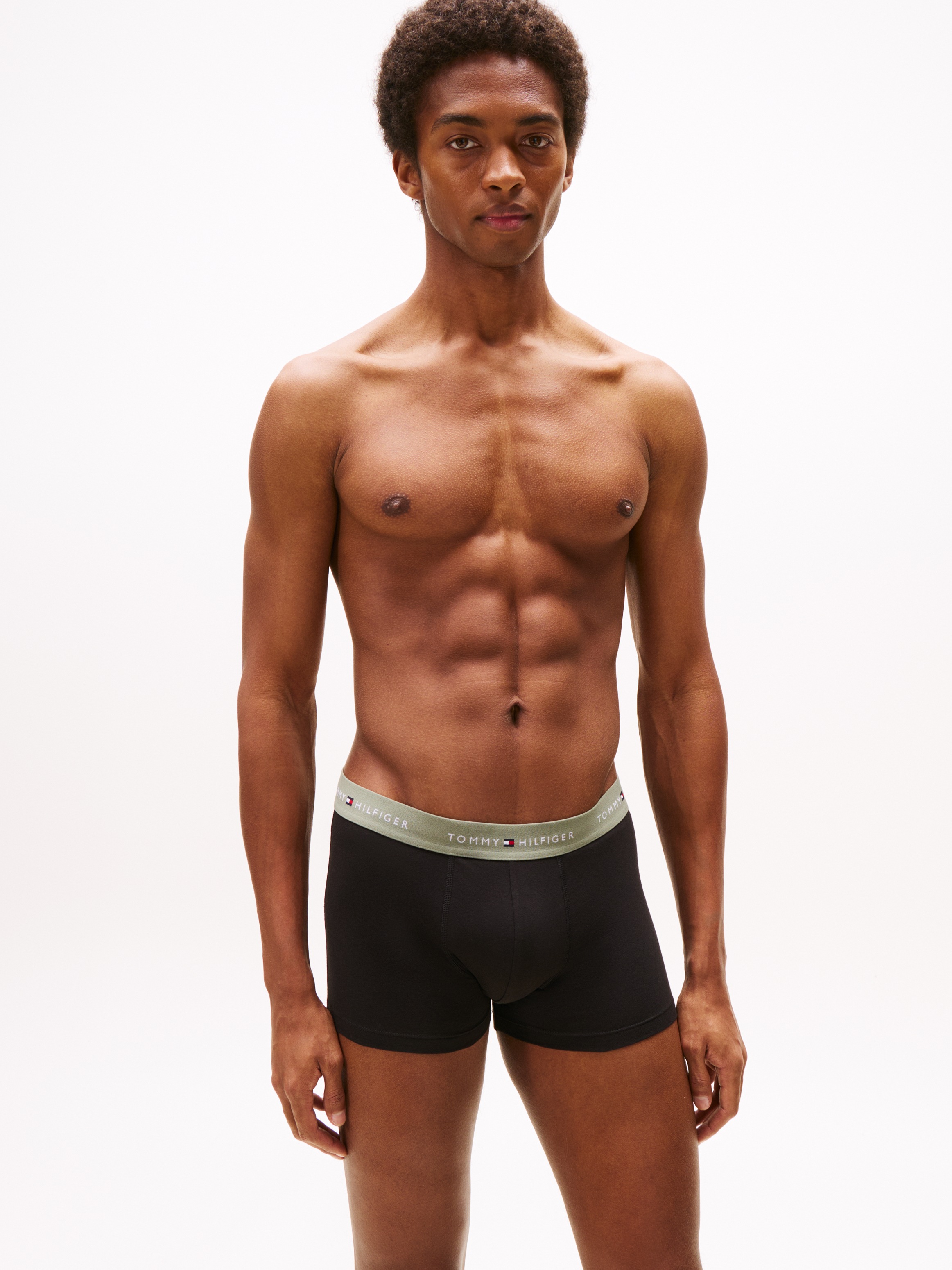 Thumbnail - Tommy Hilfiger Underwear Trunk "7P TRUNK WB" Packung, 7er, 7 Stk. tlg., mit Logobund