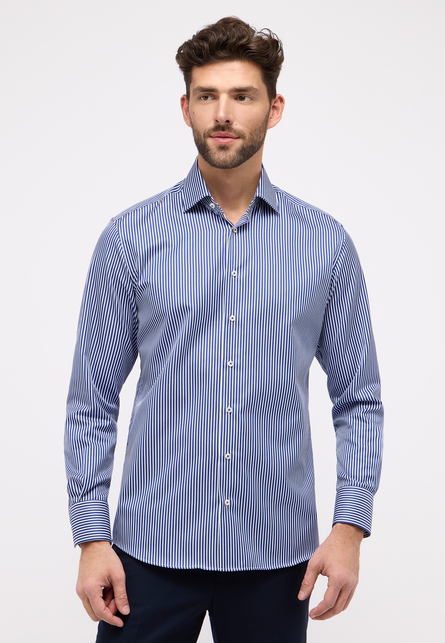 Eterna Langarmhemd "MODERN FIT" NON IRON (bügelfrei) günstig online kaufen