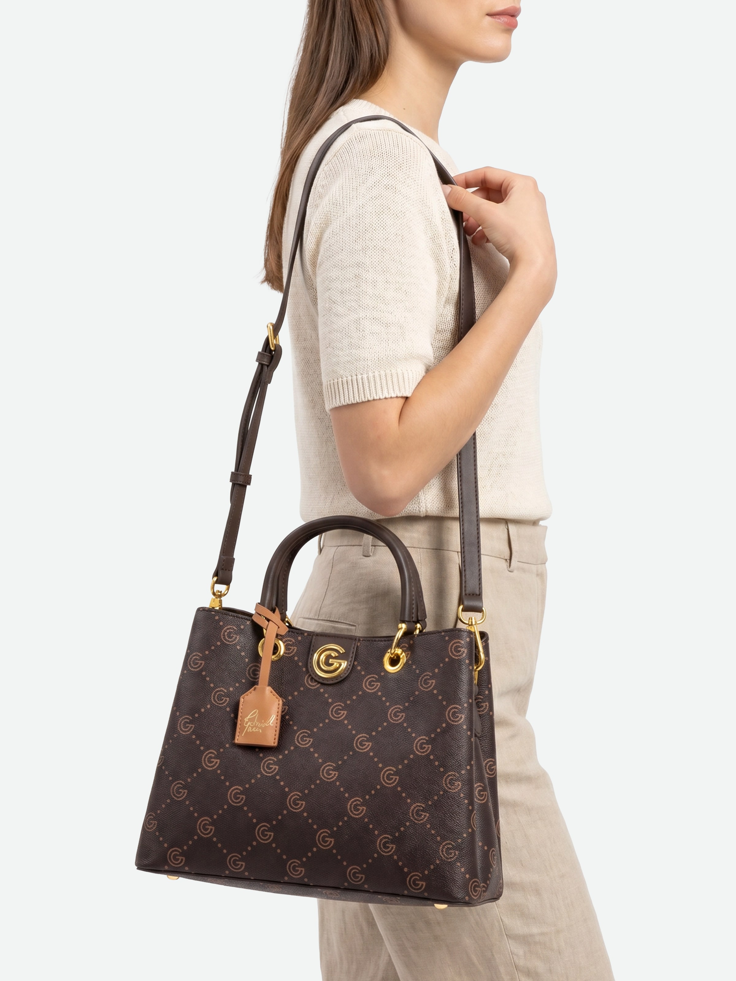 Gabriella GUCCI Handtasche »SOPHIE« Damen Umhängetasche, Handtasche, Tragetasche mit doppelten Tragegriff