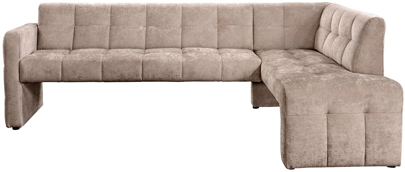 exxpo - sofa fashion "Barista, bequem und elegant, hohe Bodenfreiheit," Eckbank Barista bequem und elegant, hochwertige Detailverarbeitung