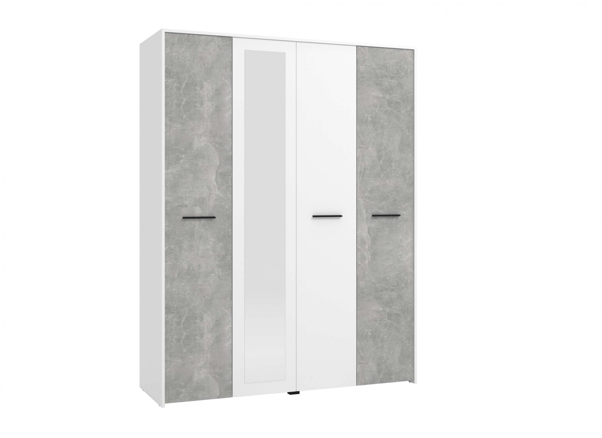 INOSIGN Kleiderschrank »Varadero, 2 moderne Farbkombinationen mit schwarzen Griffen«, mit 1 Spiegeltür, in den Breiten 119 und 157cm, FSC-zertifiziert