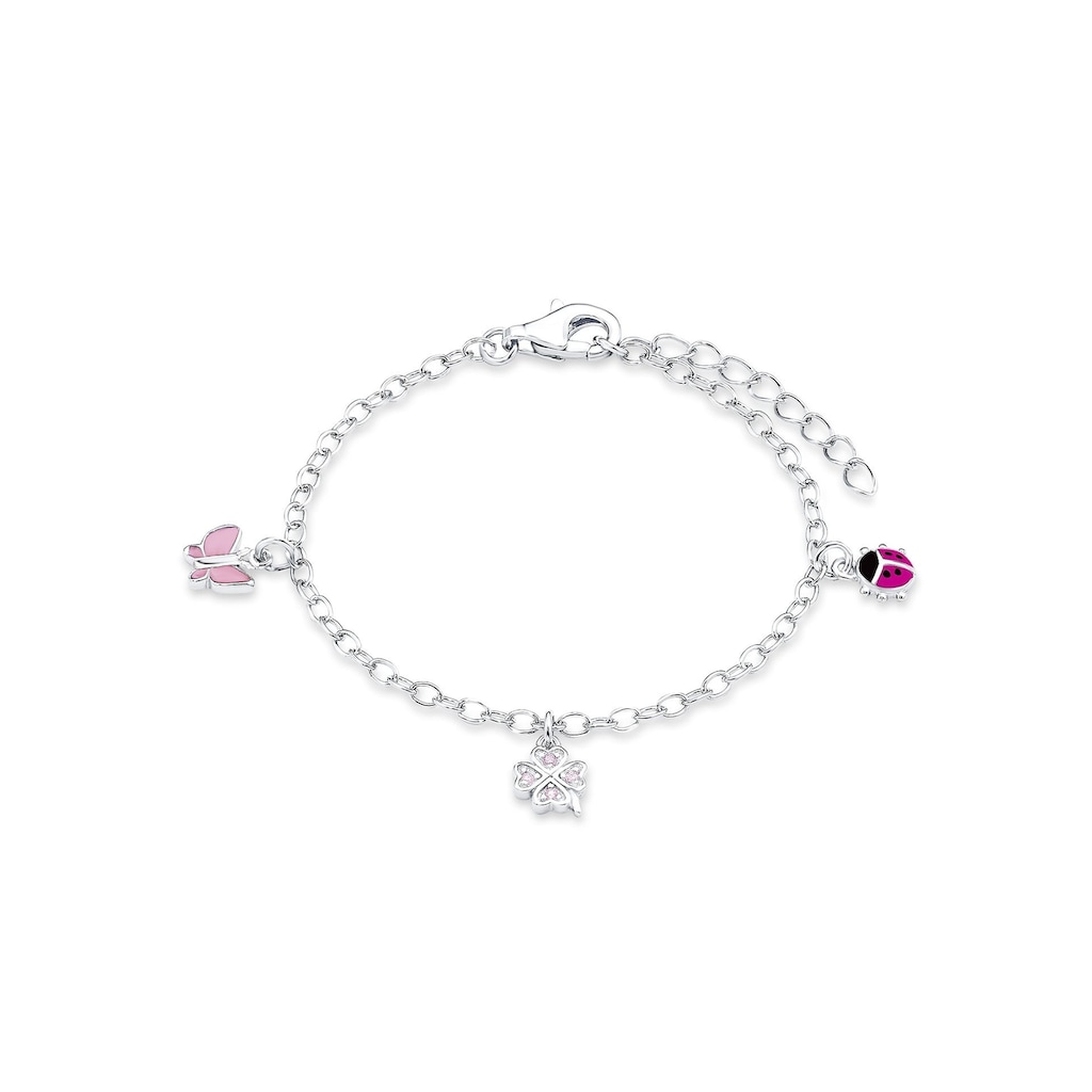 Prinzessin Lillifee Armband »9082414, Marienkäfer, Schmetterling, Kleeblatt«