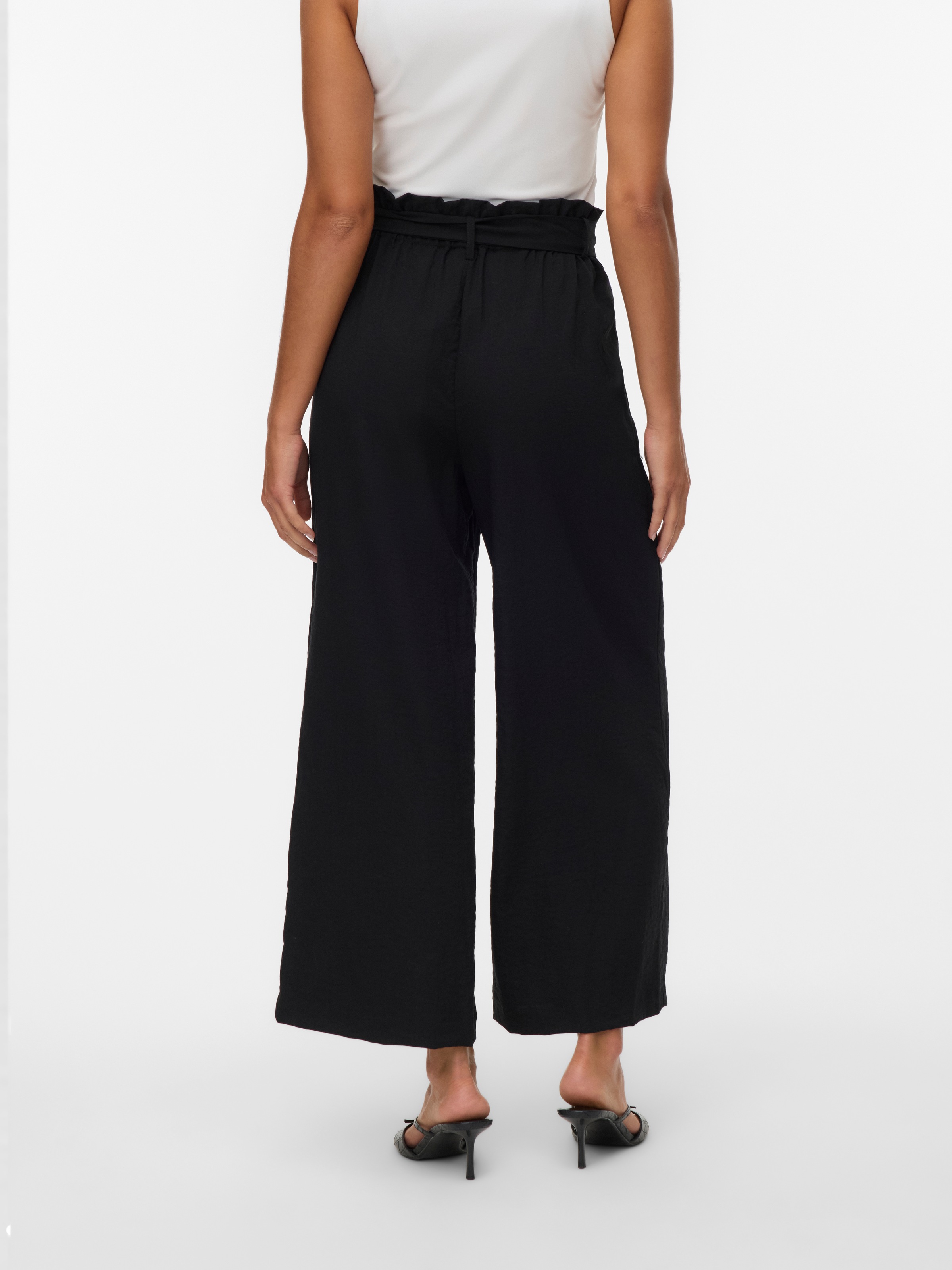 Vero Moda Paperbag-Hose "VMSYDNEY HW PAPERBAG ANKLE PANT NOOS" Materialmix günstig online kaufen