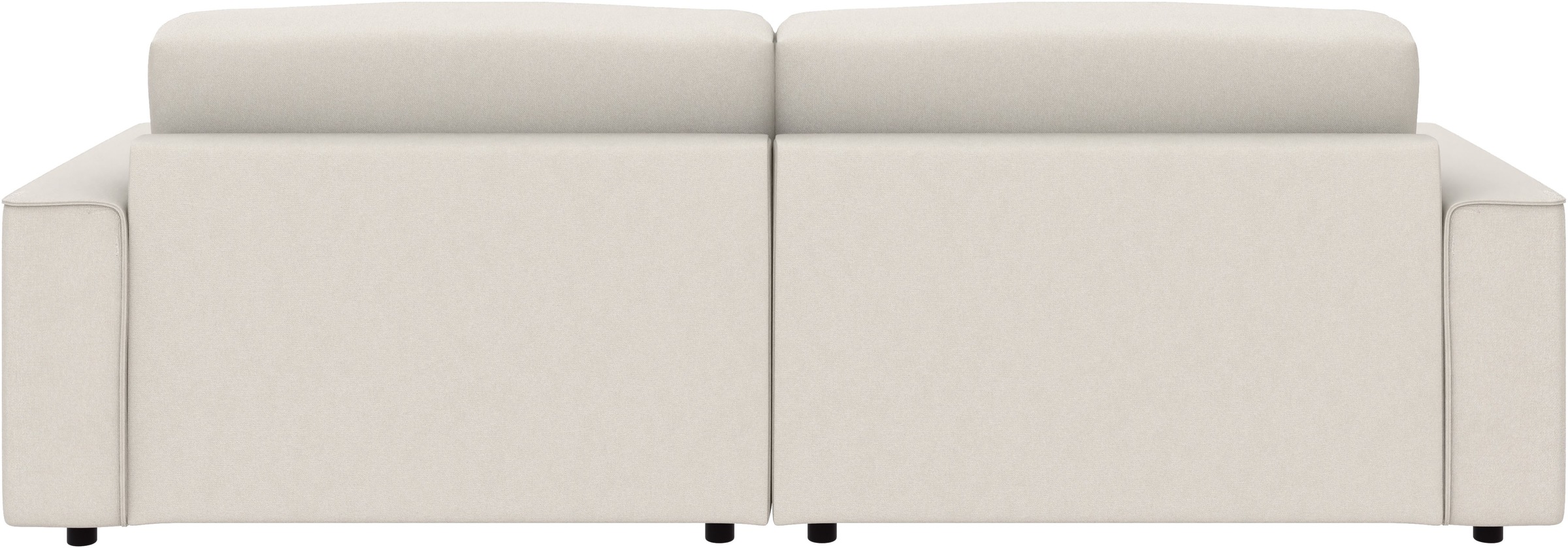 INOSIGN Ecksofa »Chance, Recamiere beidseitig montierbar, Schlaffunktion, Breite 265 cm«, in Struktur LUMOS, mit Schlaffunktion und Bettkasten