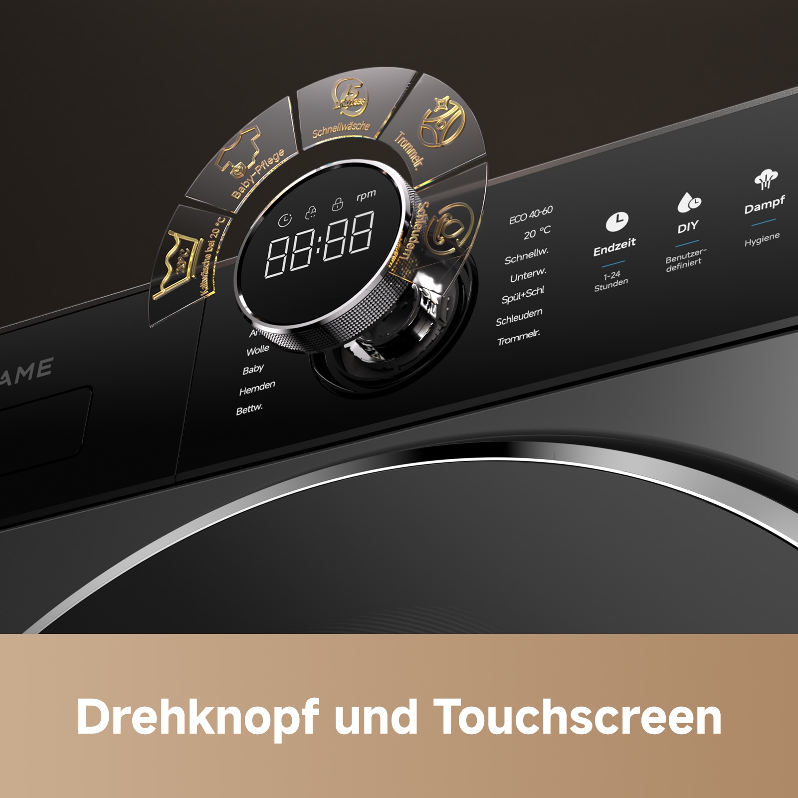 Dreame Waschmaschine »DWF09M70DAEU« 9 kg 1400 U/min Automatikpflege, Hygieneprogramm, Inverter-Motor