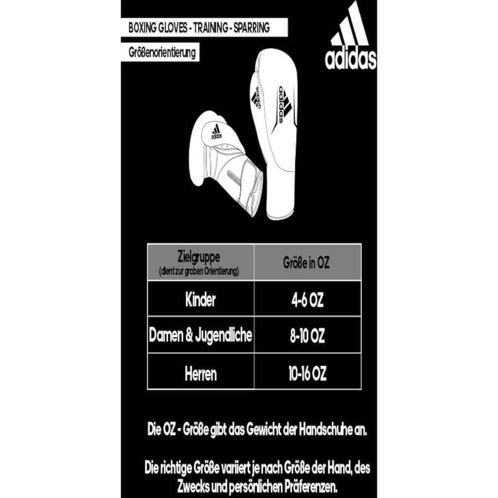 adidas Performance Boxhandschuhe »Boxing Gloves Washable«