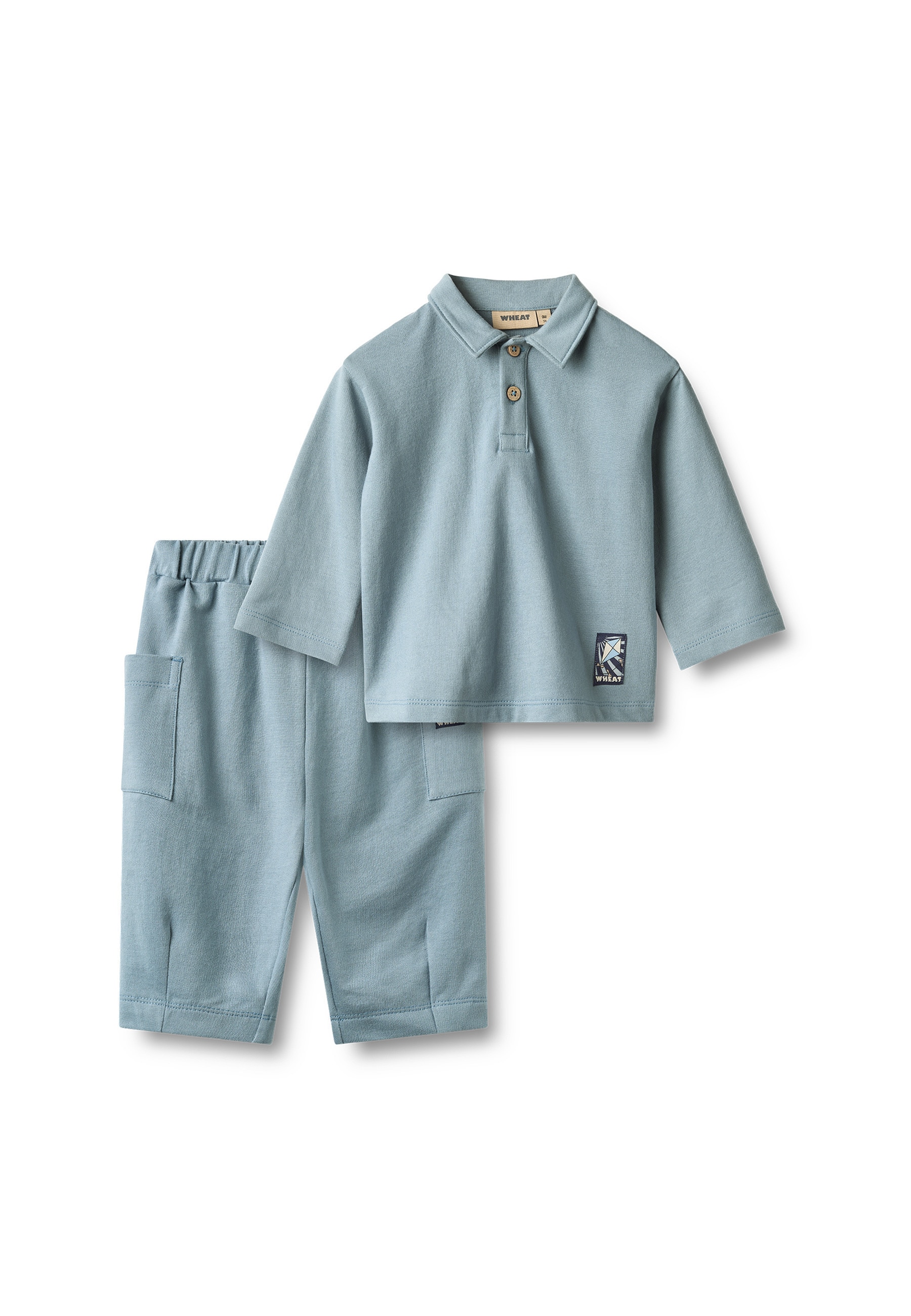 WHEAT Jumpsuit "WHEAT Set Sweat Blouse & Trousers Vilhelm" 1