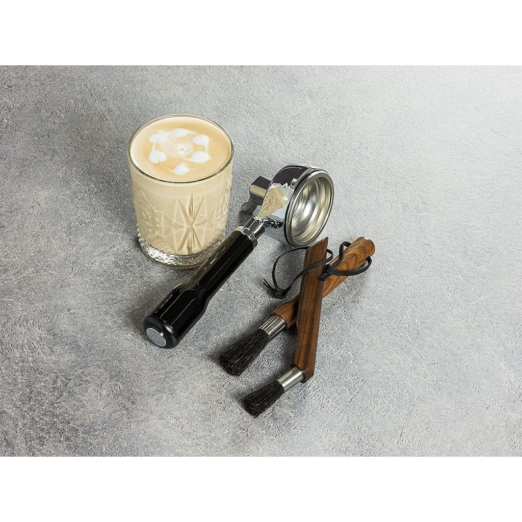 Buddy's Reinigungsbürste »Buddy´s Bar - Barista Edition«, 2 St., aus Holz-Nylon, gebogener Pinsel, gerader Pinsel, Barista Pinsel mit Haaren aus Nylon