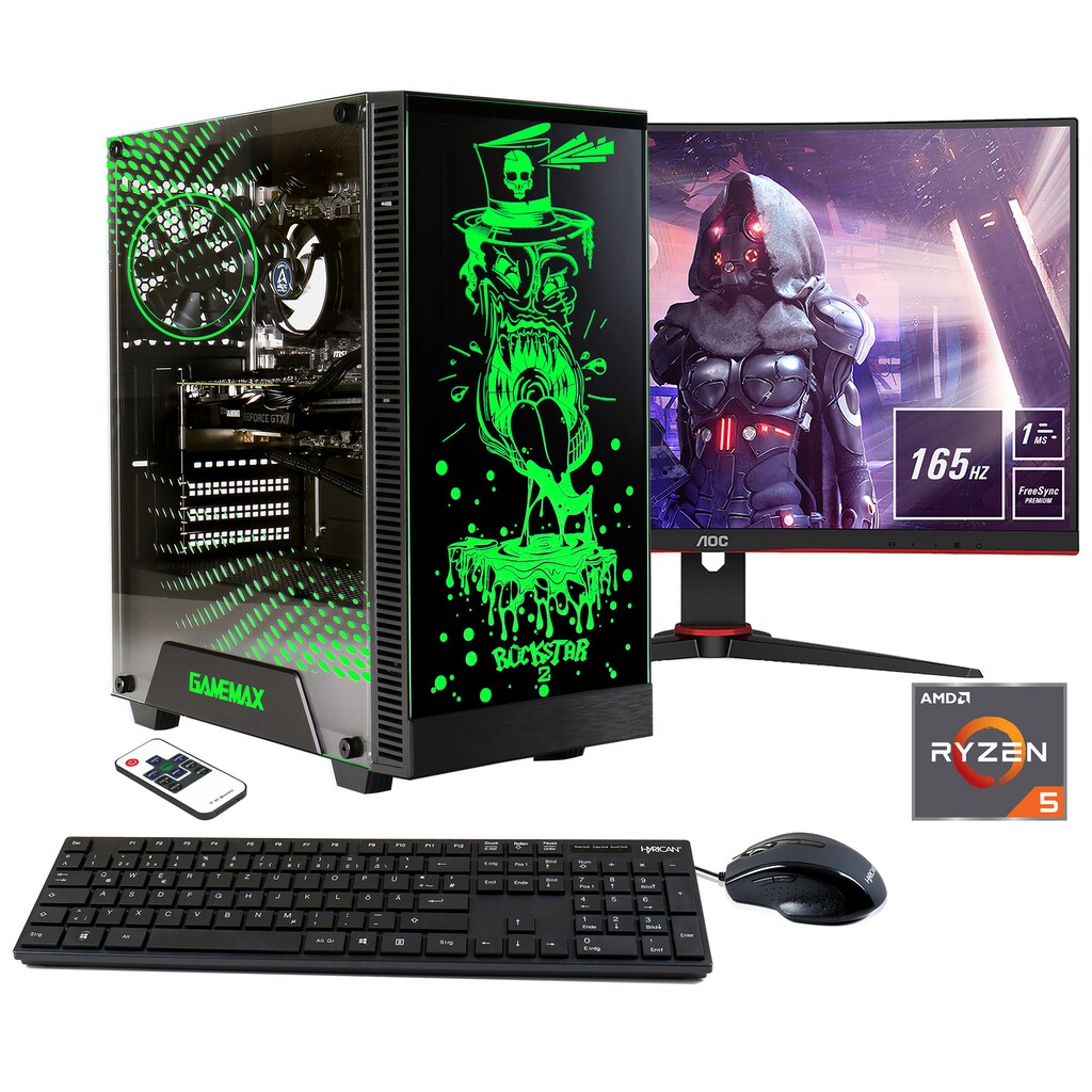 Hyrican Gaming-PC-Komplettsystem »Rockstar SET02190«