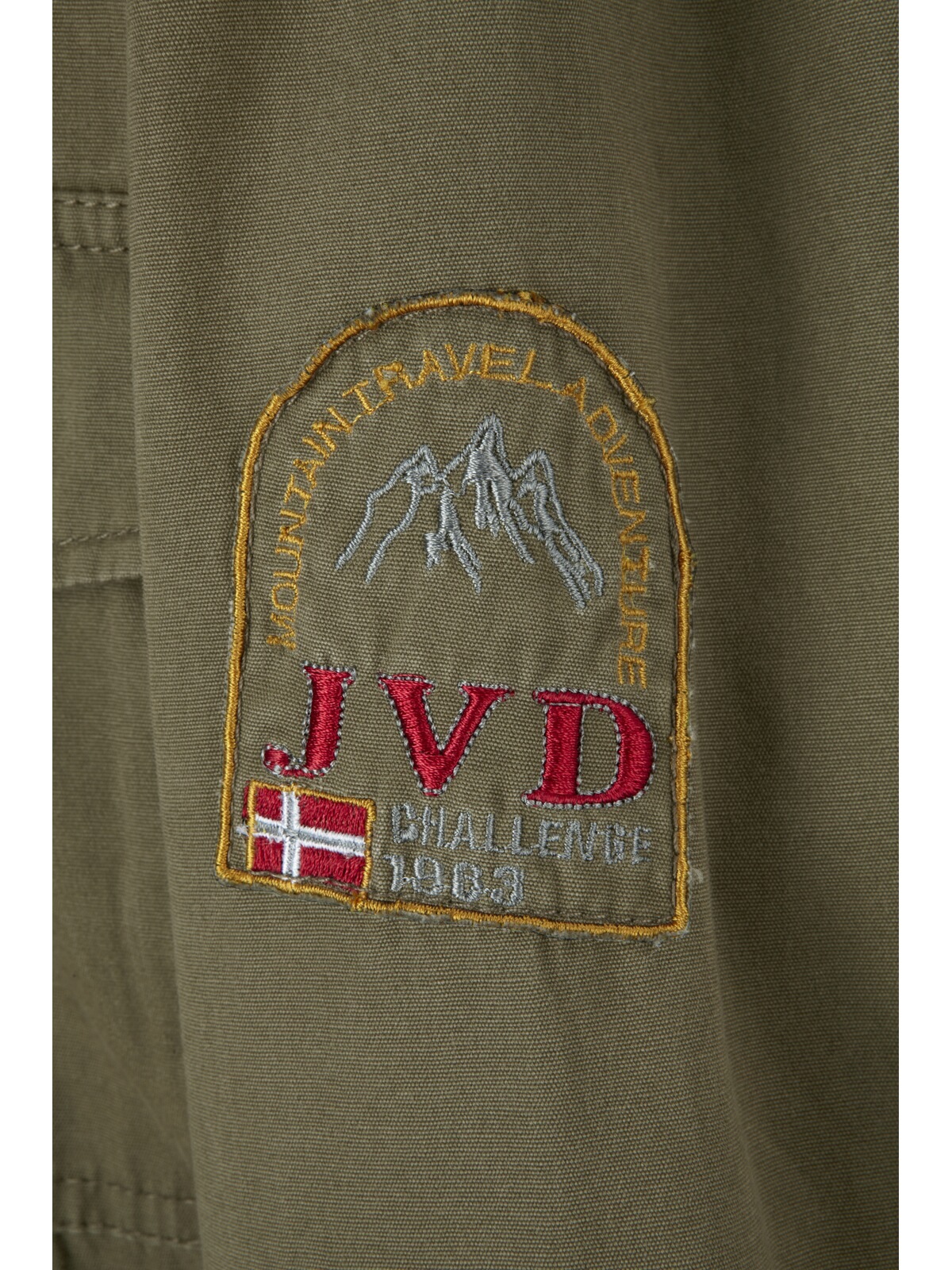 Jan Vanderstorm Fieldjacket »Fieldjacket BROR«, (1 St.), ohne Kapuze, in modischer Used-Optik