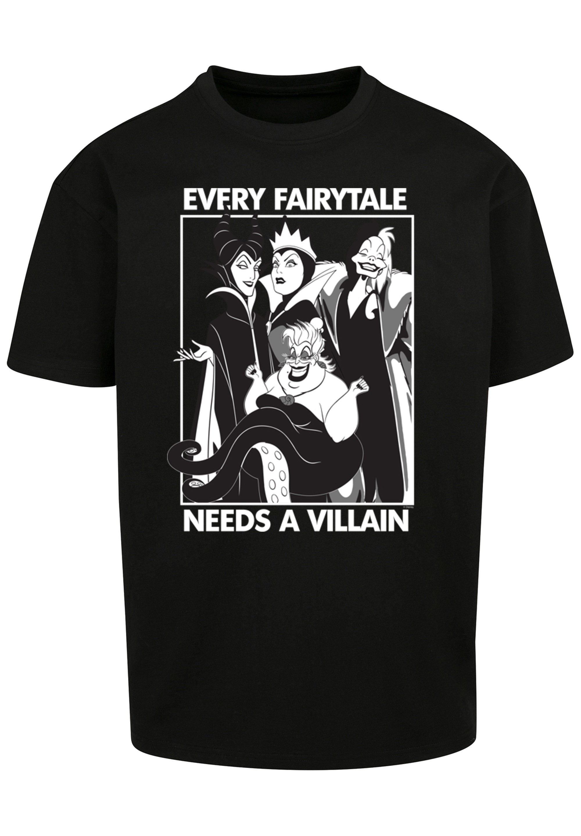 F4NT4STIC T-Shirt "Jedes Märchen braucht einen Bösewicht", Print günstig online kaufen