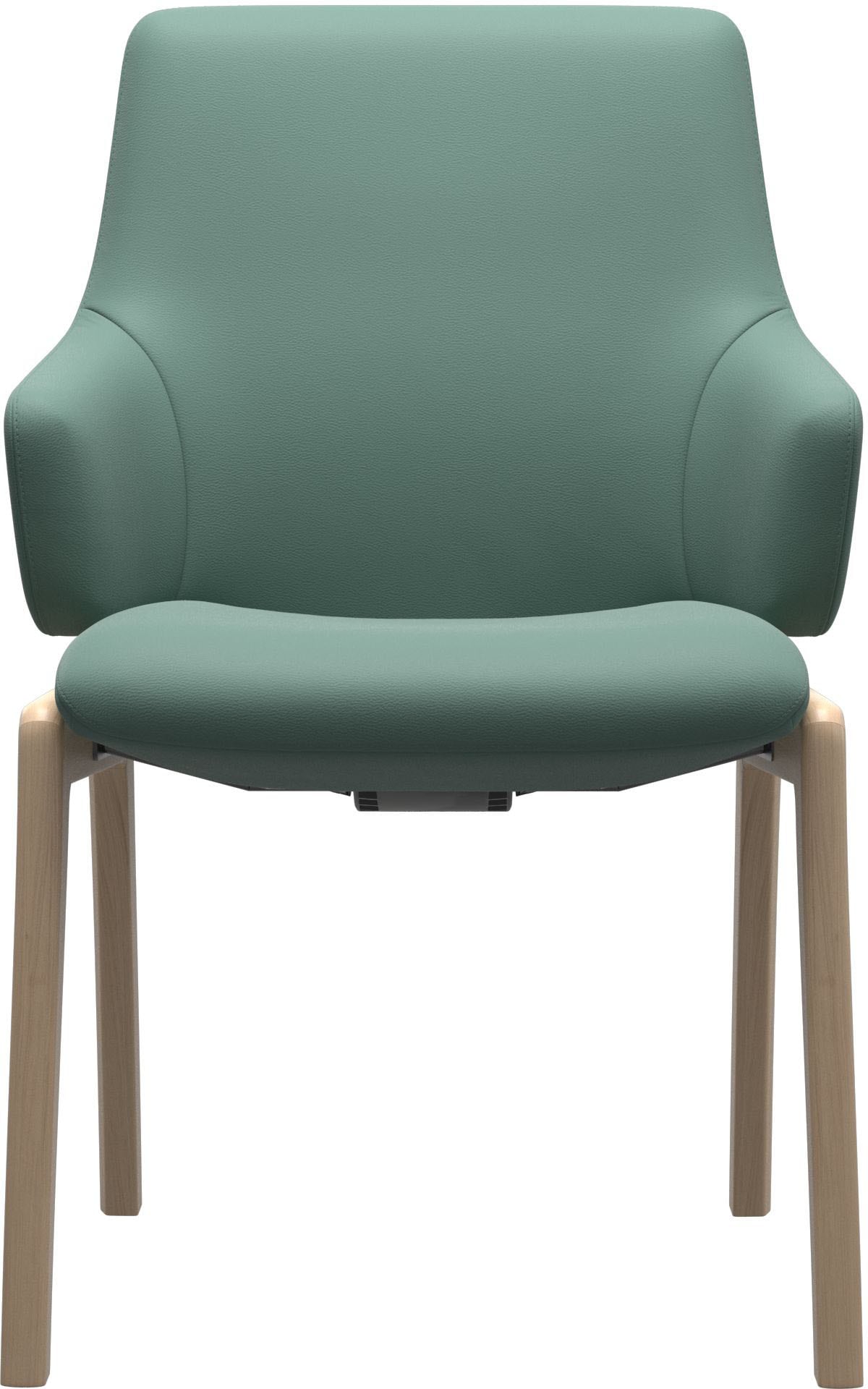 Stressless® Polsterstuhl »Laurel«, Leder PALOMA, Low Back mit Armlehne, Größe L, mit abgerundeten Beinen in Schwarz