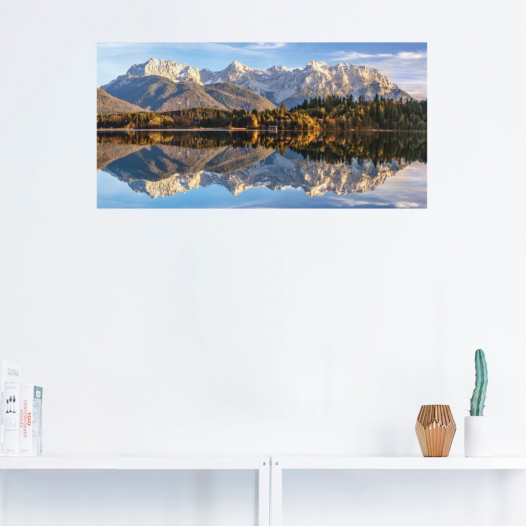 Artland Wandbild "Karwendelblick am Barmsee", Berge & Alpenbilder, (1 St.), günstig online kaufen