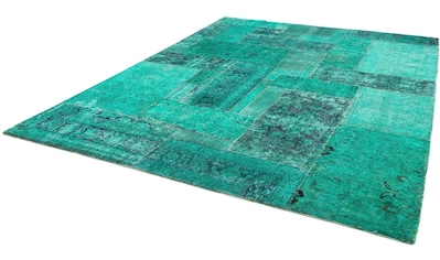 Teppich »Patchwork - 297 x 231 cm - türkis«, rechteckig