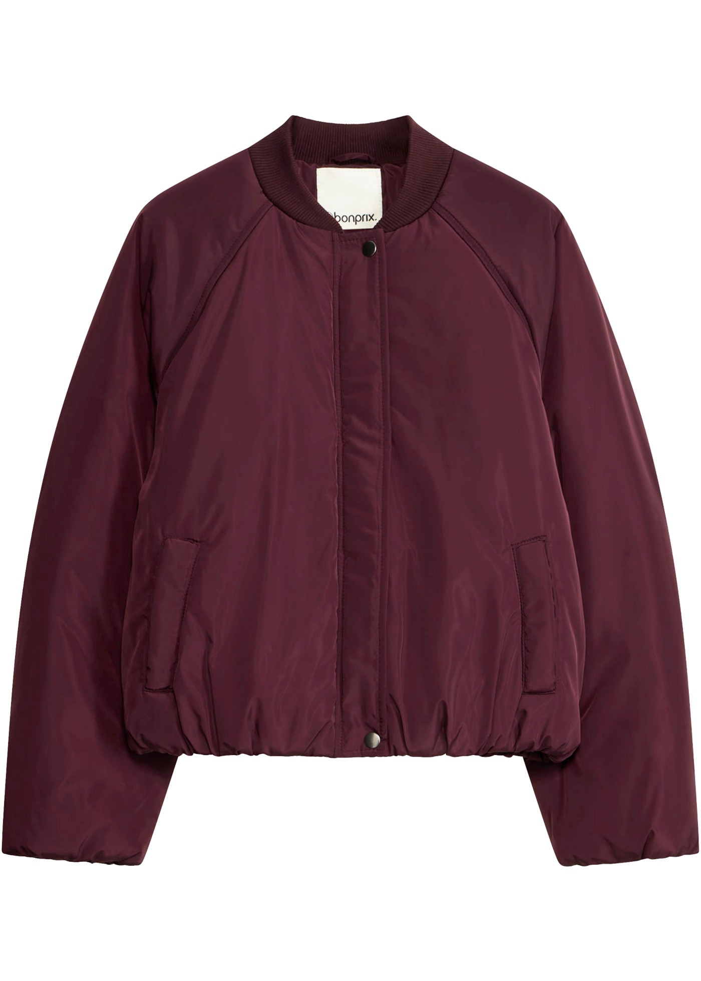 bonprix Pilotenjacke sportlicher Stil, locker geschnitten, mit Baseball-Kragen