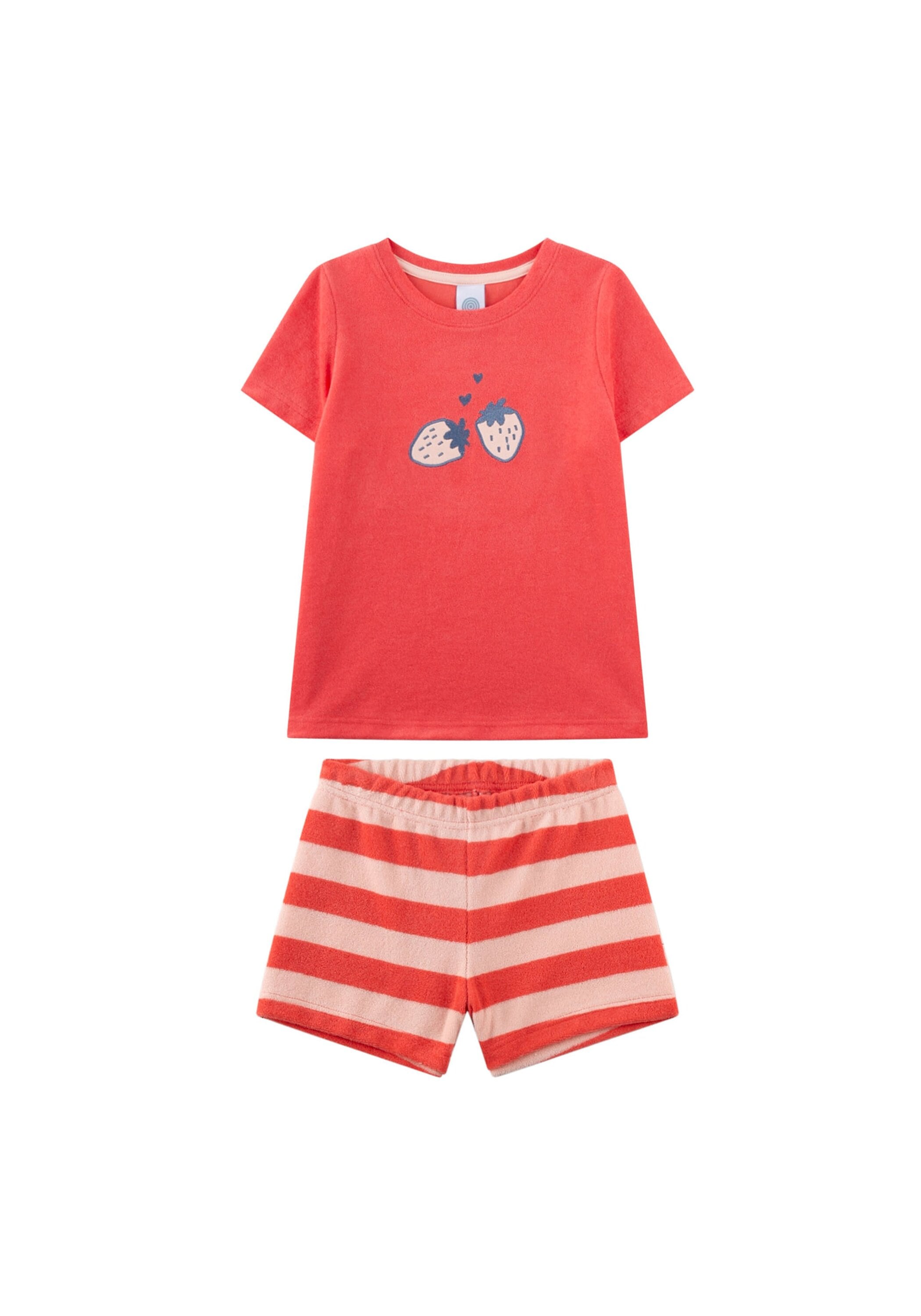 Sanetta Schlafanzug "Pyjama Schlafanzug Erdbeeren Pyjama Kids"
