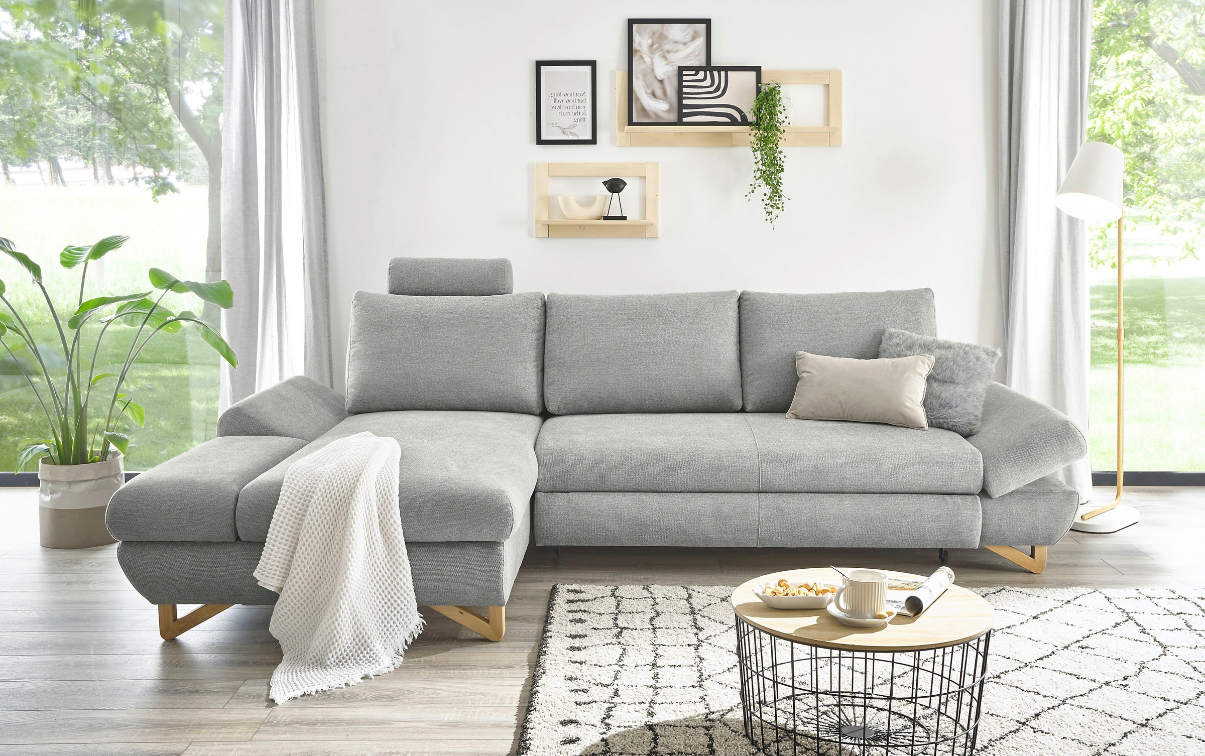 INOSIGN Schlafsofa »City/Giron«, komfortable Bettfunktion (Liegefläche 245 x 138 cm), sowie Bettkasten