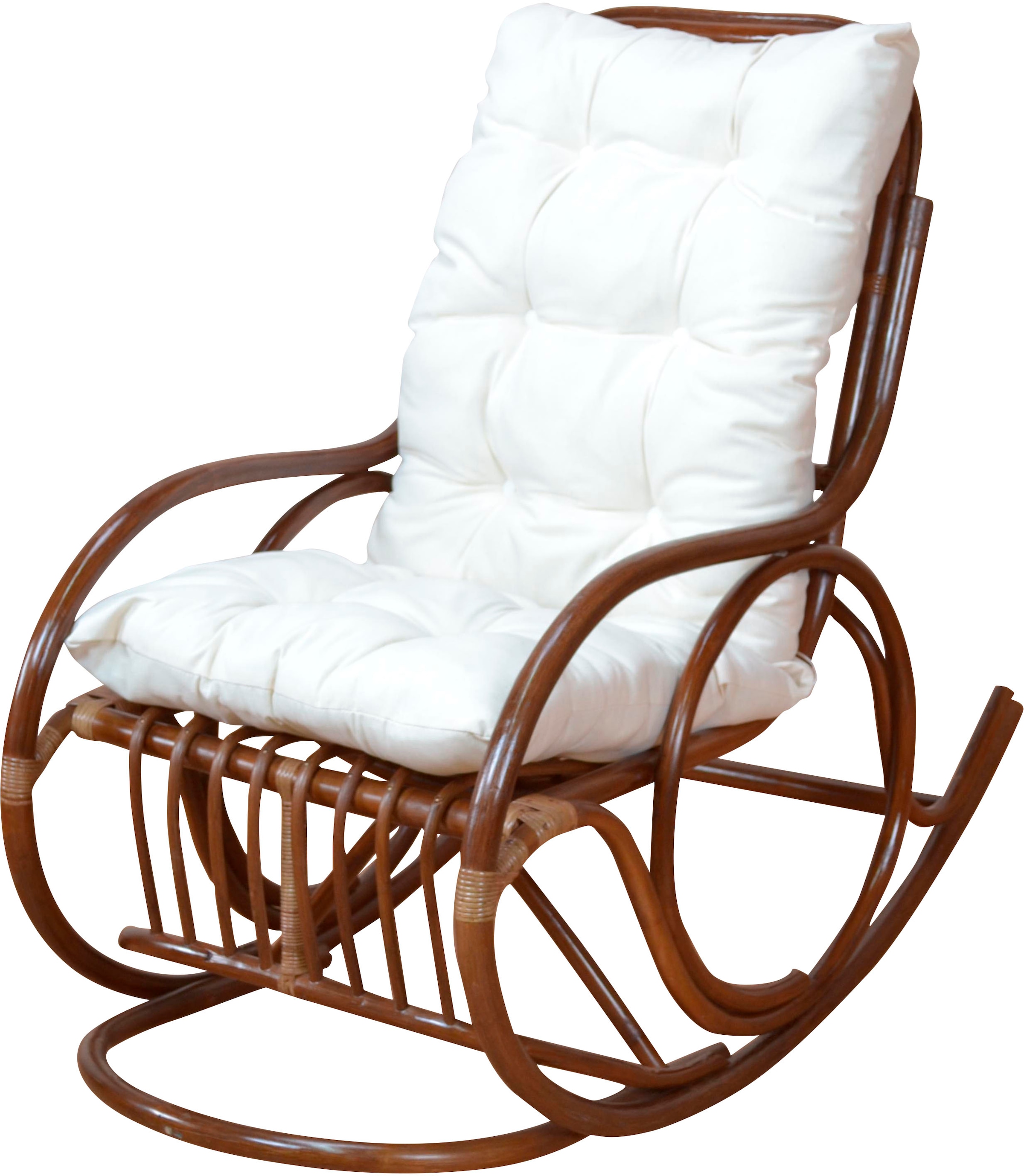 HOFMANN LIVING AND MORE Schaukelsessel 1 tlg. Handgeflochten günstig online kaufen
