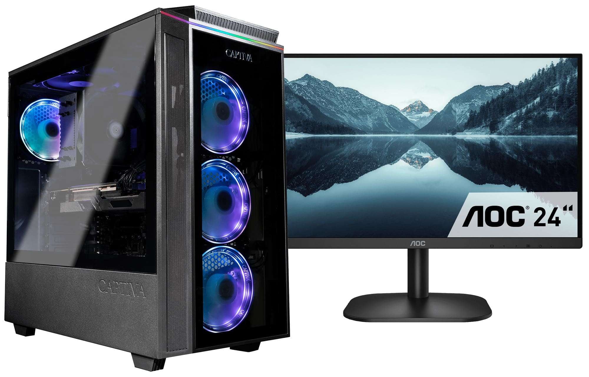 CAPTIVA Gaming-PC-Komplettsystem »Advanced Gaming I75-606 TFT Bundle«