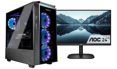 Gaming-PC-Komplettsystem »Advanced Gaming I75-606 TFT Bundle«