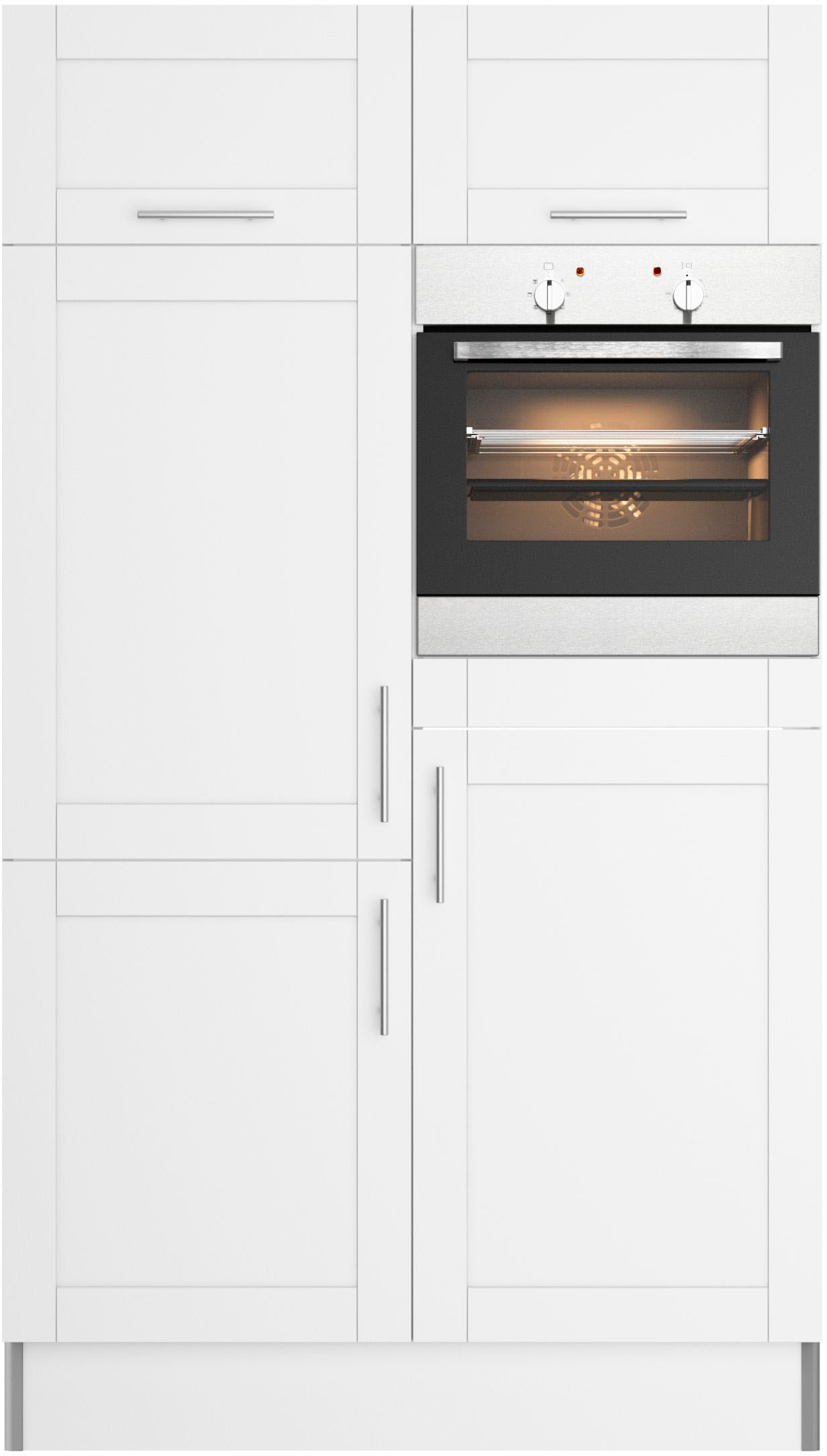 OPTIFIT Küche »Ahus, Back-/Kühlmodul«, Breite 120 cm, wahlw. mit E-Geräten, Soft Close Funktion, MDF Fronten