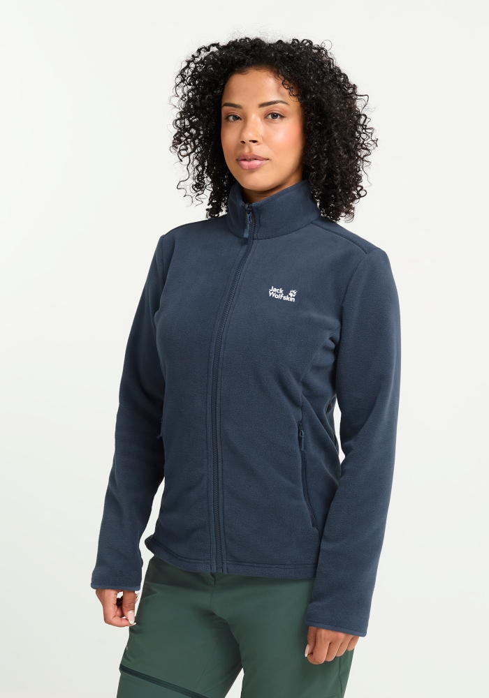 Jack Wolfskin Fleecejacke "TAUNUS 200 FZ W" Fleecejacke, 3-in-1 System kompatibel, Verbindungsschlaufen