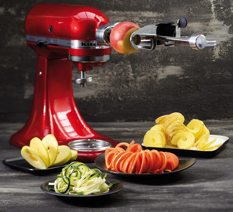 KitchenAid Spiralschneideraufsatz »5KSM1APC«, mit 4 Messern