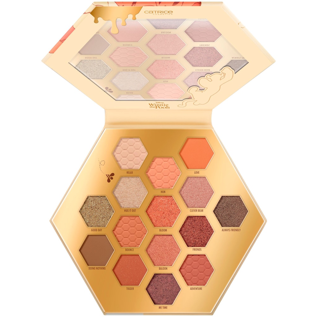 Catrice Lidschatten-Palette »Disney Winnie the Pooh Eyeshadow Palette«, Augen-Make-Up mit 15 abgestimmten Shades, vegan