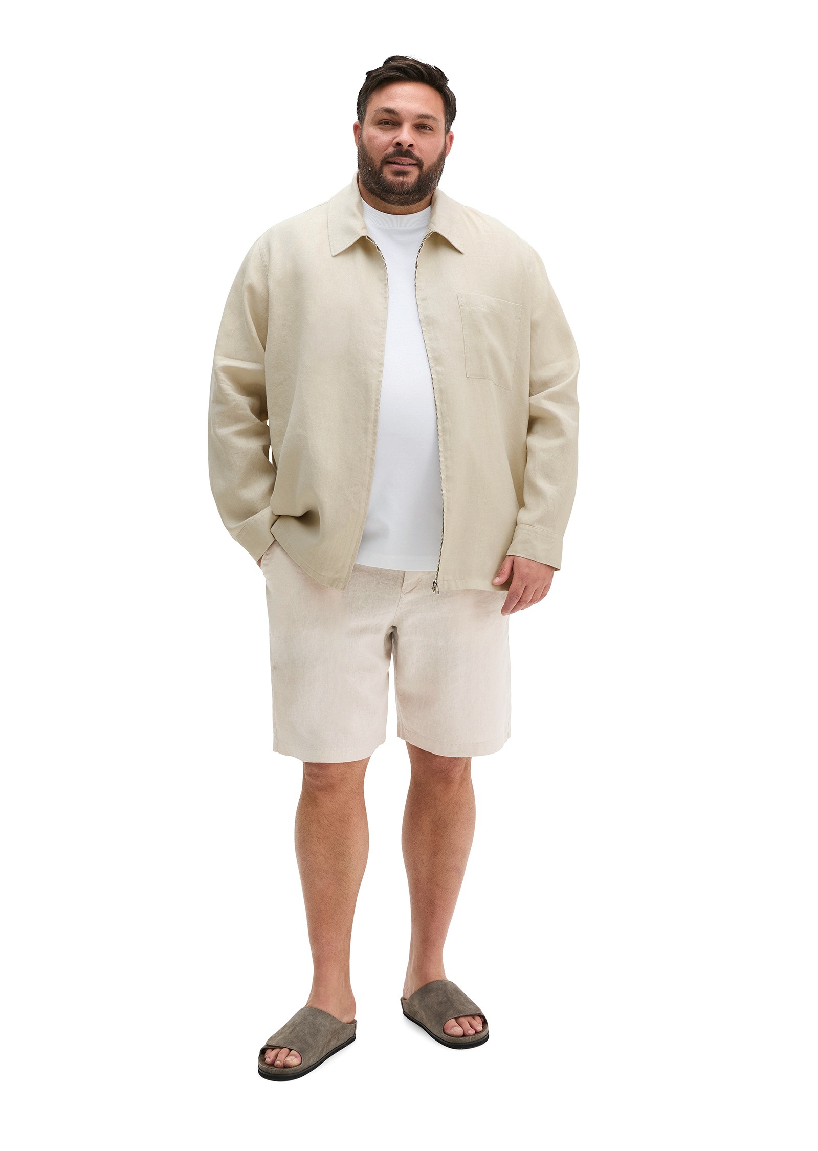 Marc O'Polo Kurzjacke »aus reinem Leinen« ohne Kapuze
