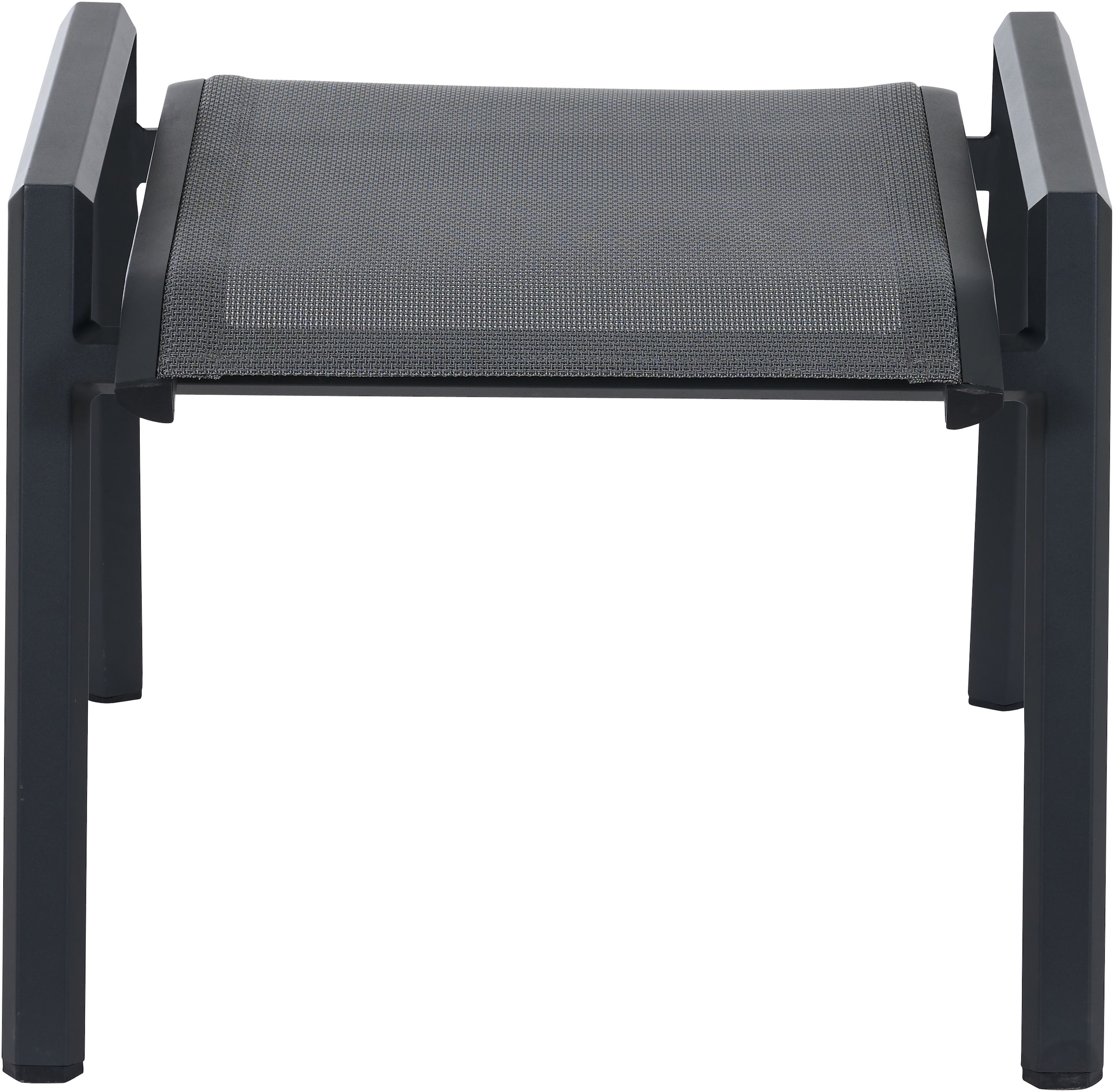 Siena Garden Hocker »TAURO« Gestell aus Aluminium, Ranotex® Bezug royal-grey, matt anthrazit