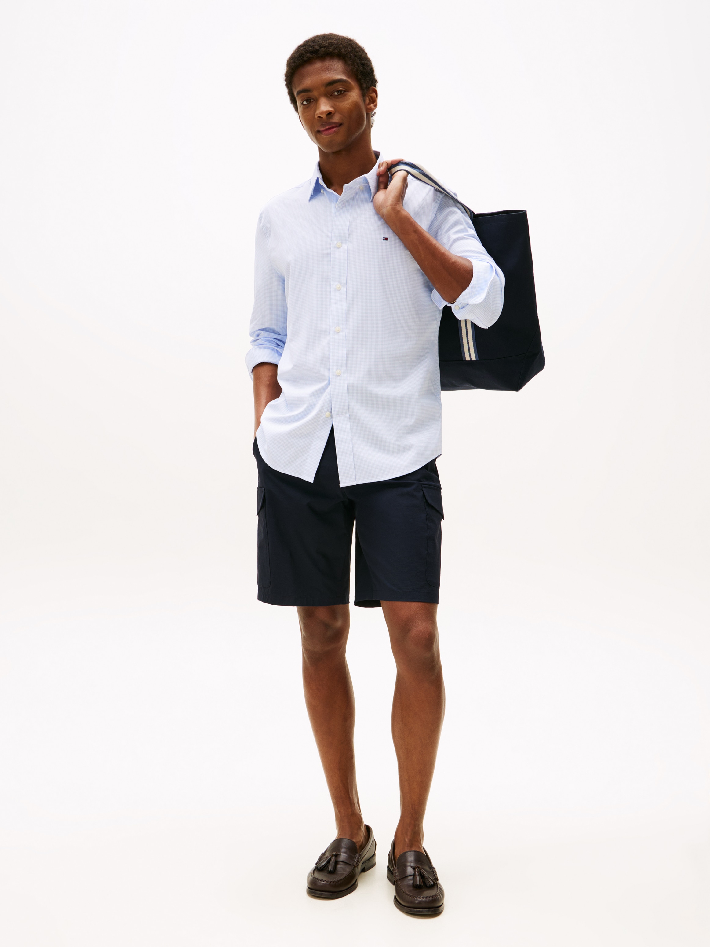 Tommy Hilfiger Langarmhemd »PERFORMANCE CHECK RF SHIRT«
