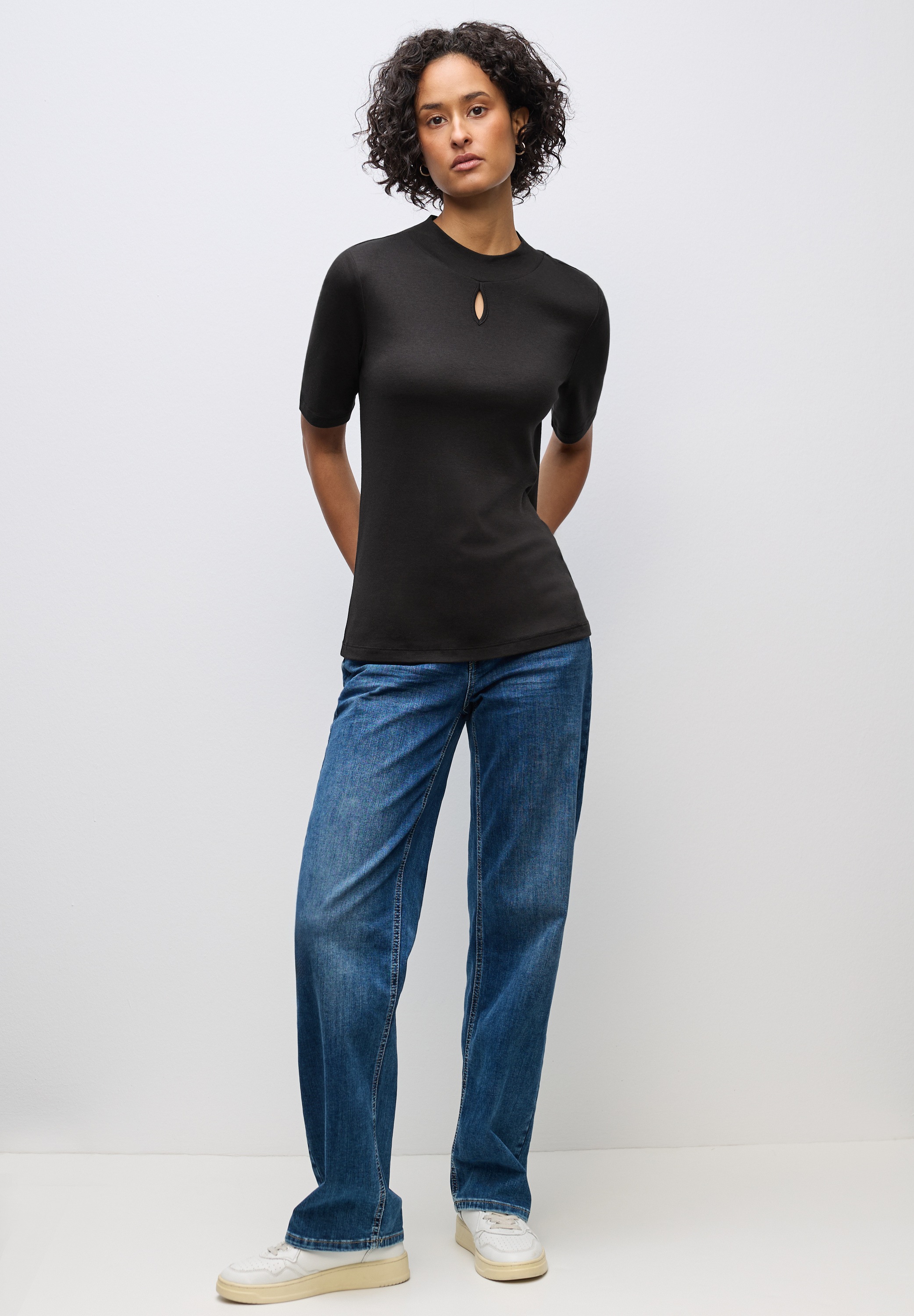 STREET ONE T-Shirt, im soften Baumwoll-Mix