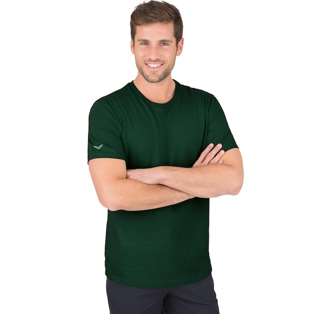 Trigema T-Shirt »TRIGEMA T-Shirt aus 100% Biobaumwolle« ▷ für | BAUR