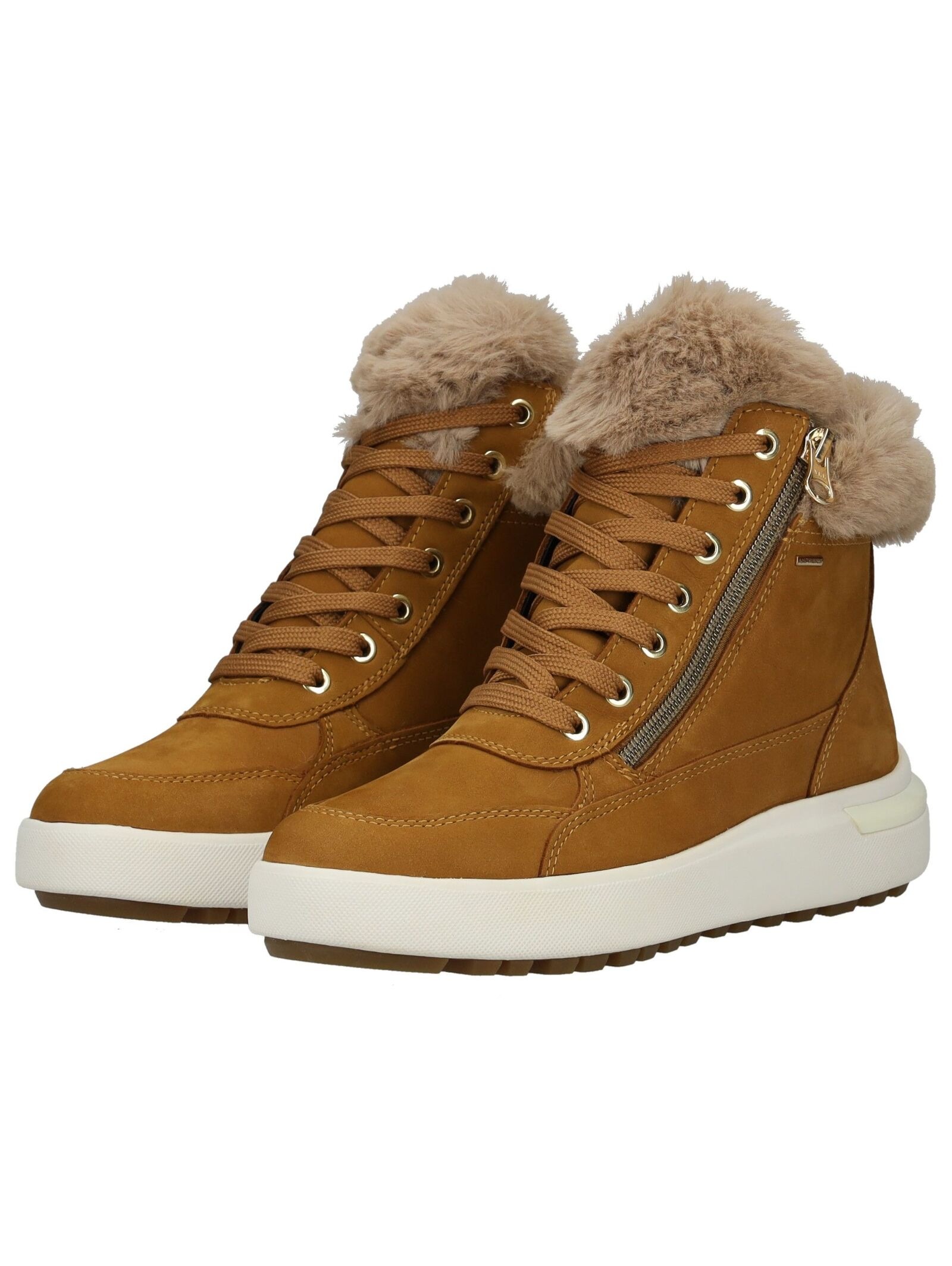 Geox Schnürstiefelette »Geox Stiefelette Leder/Textil«