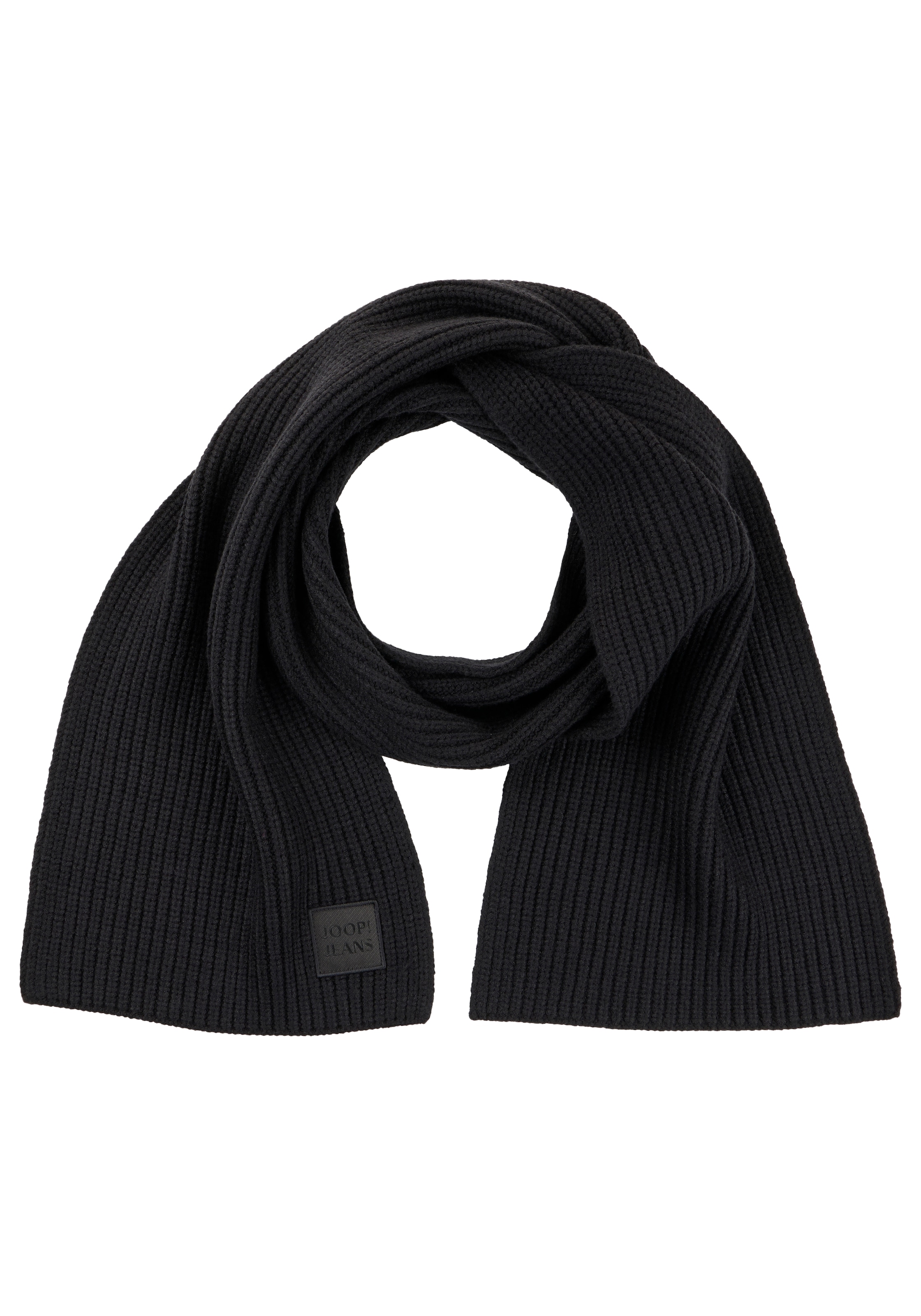 Joop Jeans Strickschal "Lucifo" passt zur Mütze Lucifo