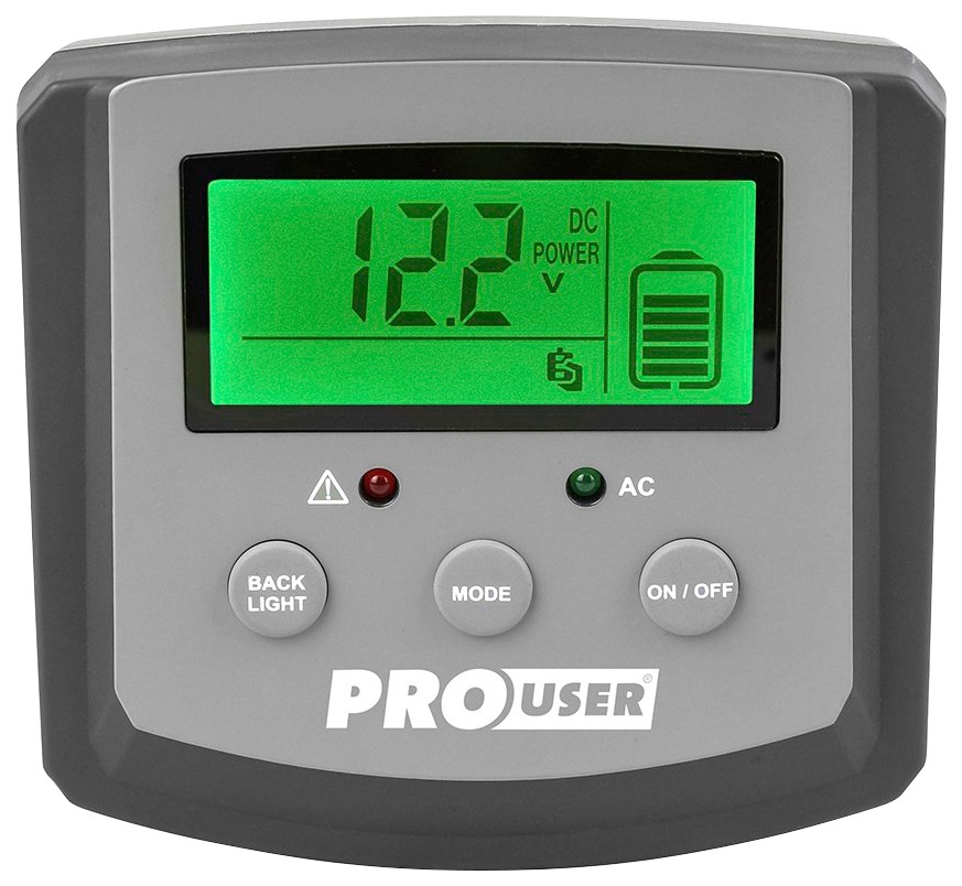 PROUSER Spannungswandler »Sinus PSI1000TX«, (Set), 12 V/DC - 230 V/AC, 1000 W