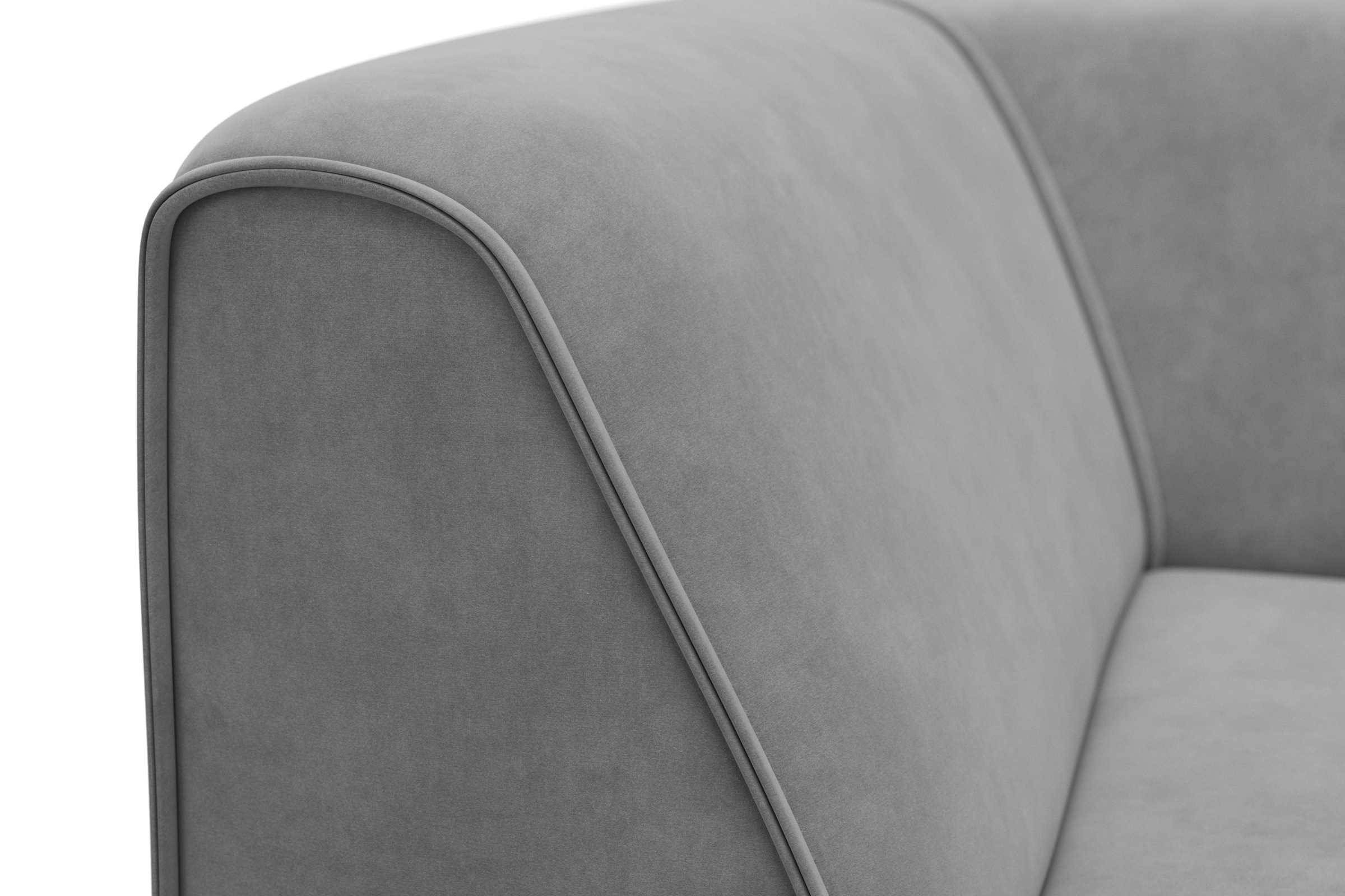 RAUM.ID Sofa-Eckelement »Merid, Sofaelement, Maße B/T/H: 97/97/46 cm«, als Modul oder separat verwendbar, für individuelle Zusammenstellung