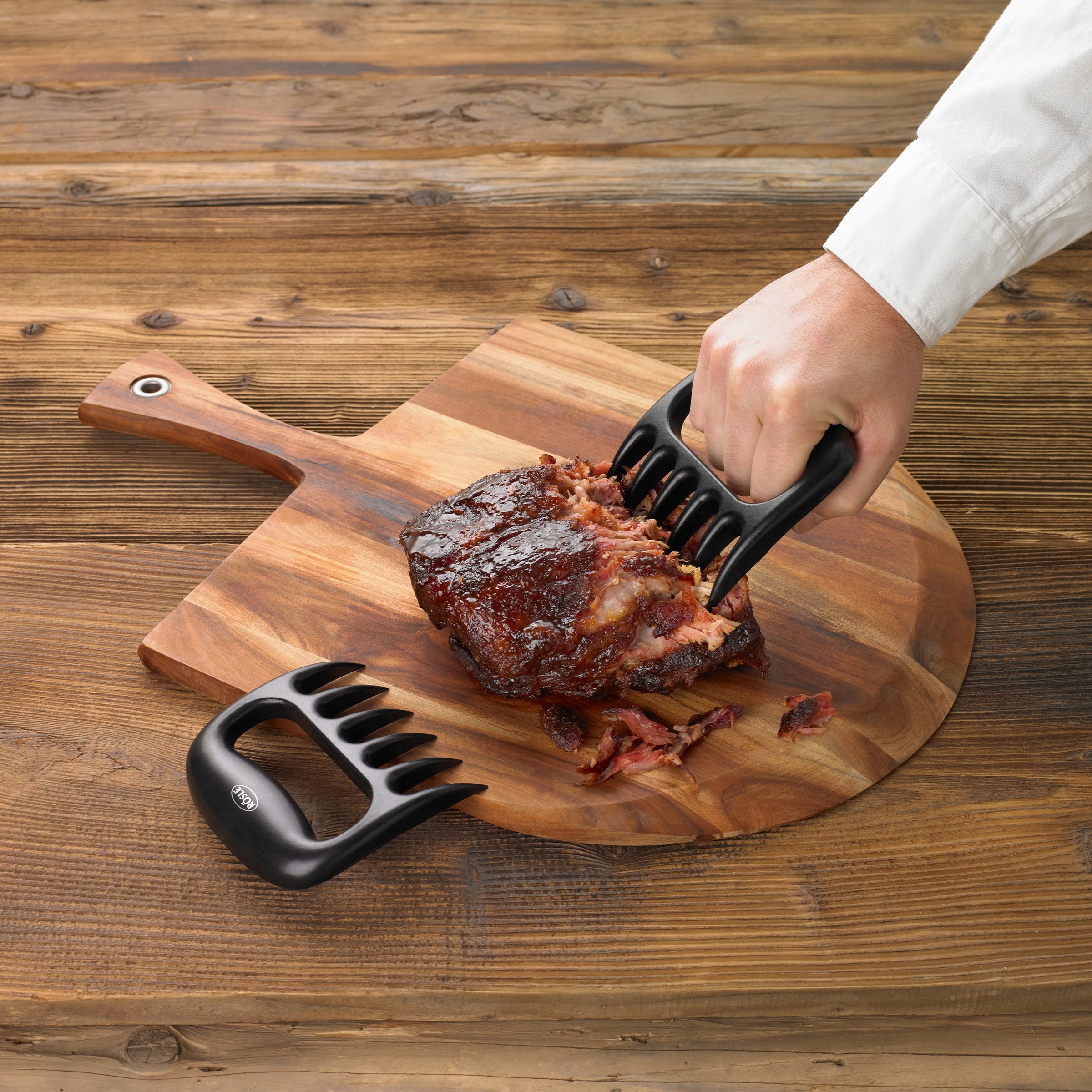 RÖSLE Fleischgabel "Pulled-Pork, 25088" zum Zerteilen von gegartem Fleisch, günstig online kaufen