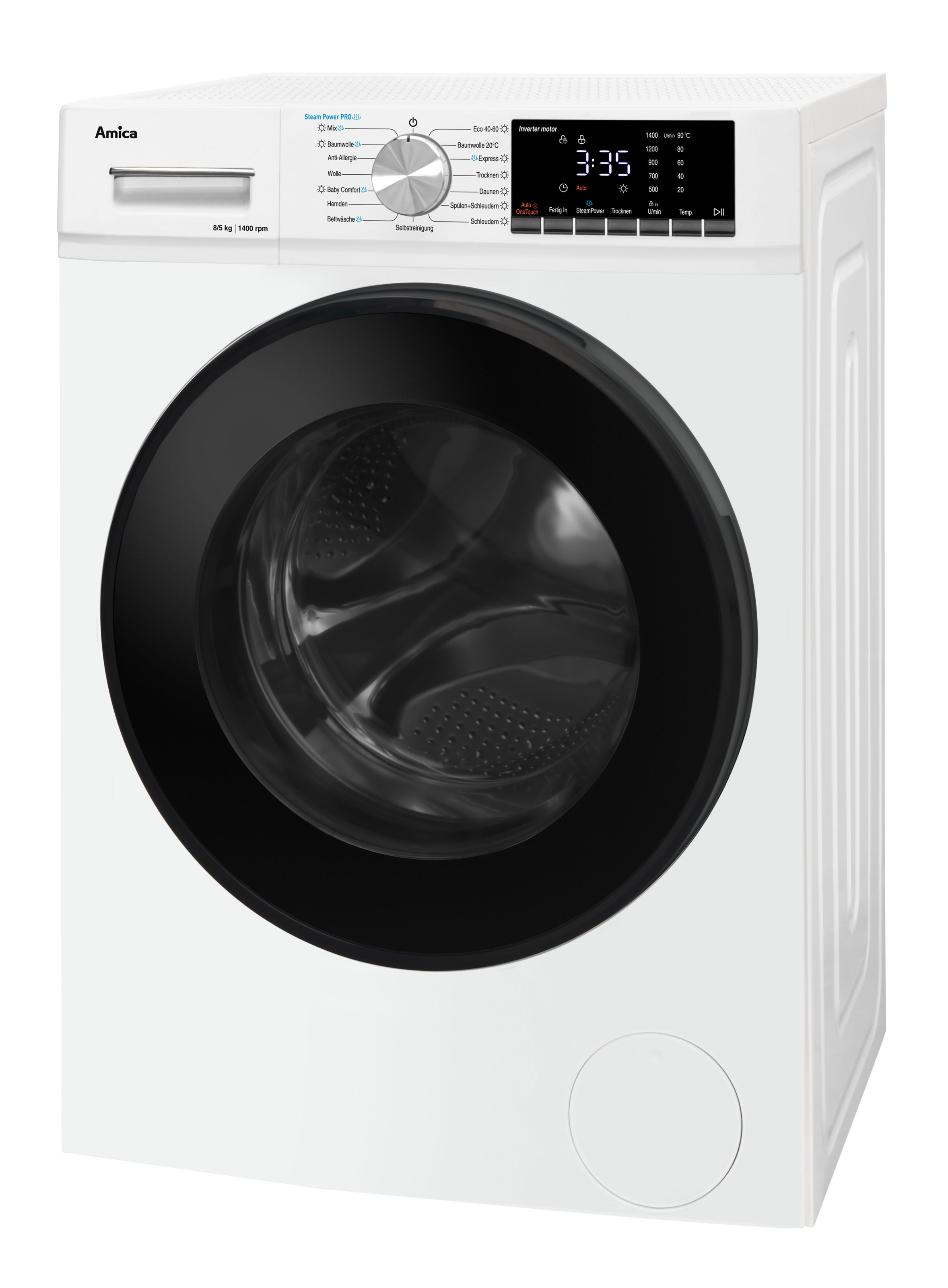 Amica Waschtrockner »WAT 404 600« 8 kg /8 kg 76 dB(A) Waschen & Trocknen in einem – maximaler Komfort