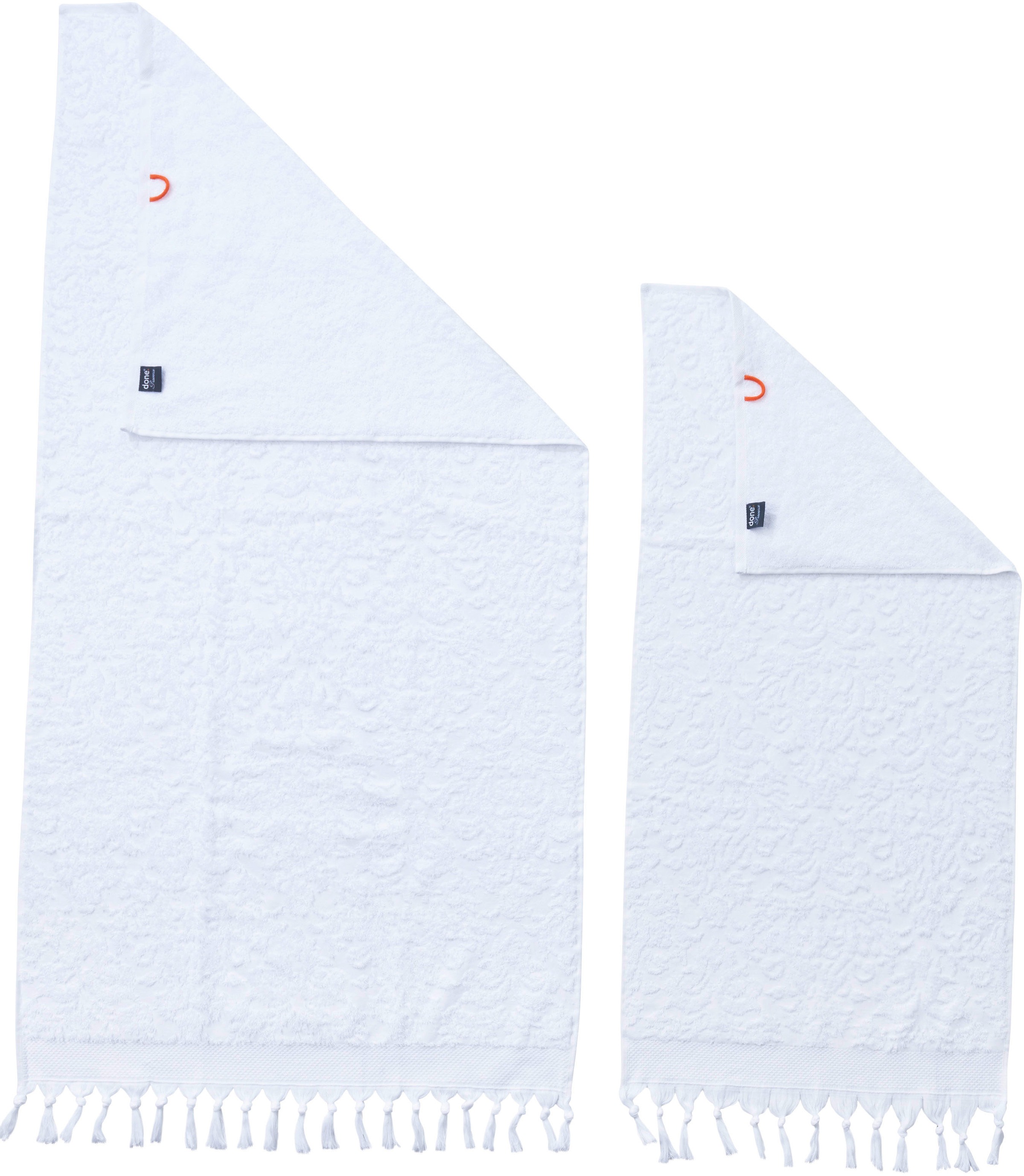 done. Handtuch Set "Provence Ornaments" Uni-Farben, Ornamente, mit Fransen günstig online kaufen