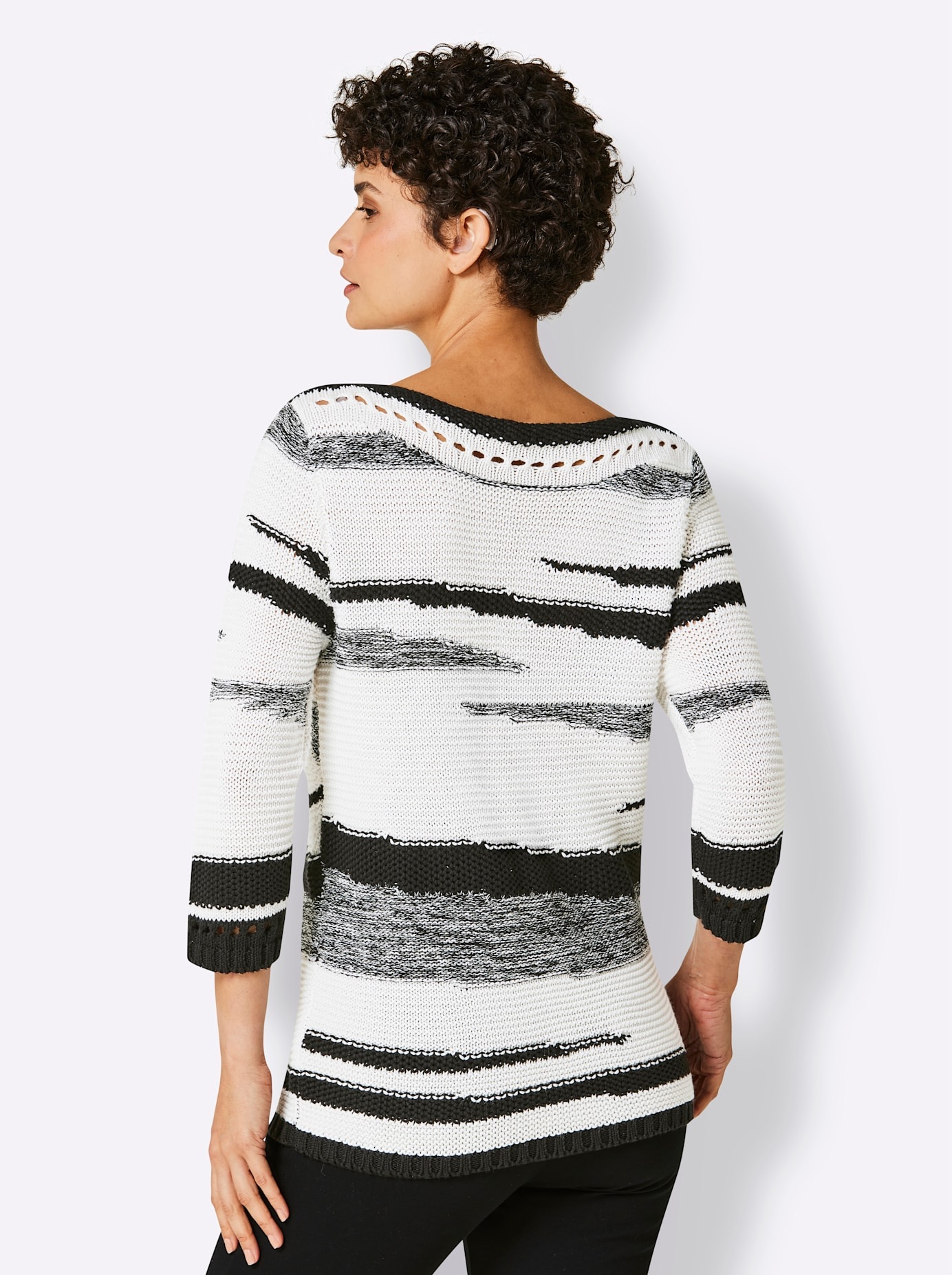CREATION L PREMIUM Strickpullover »Leinen-Baumwoll-Pullover«