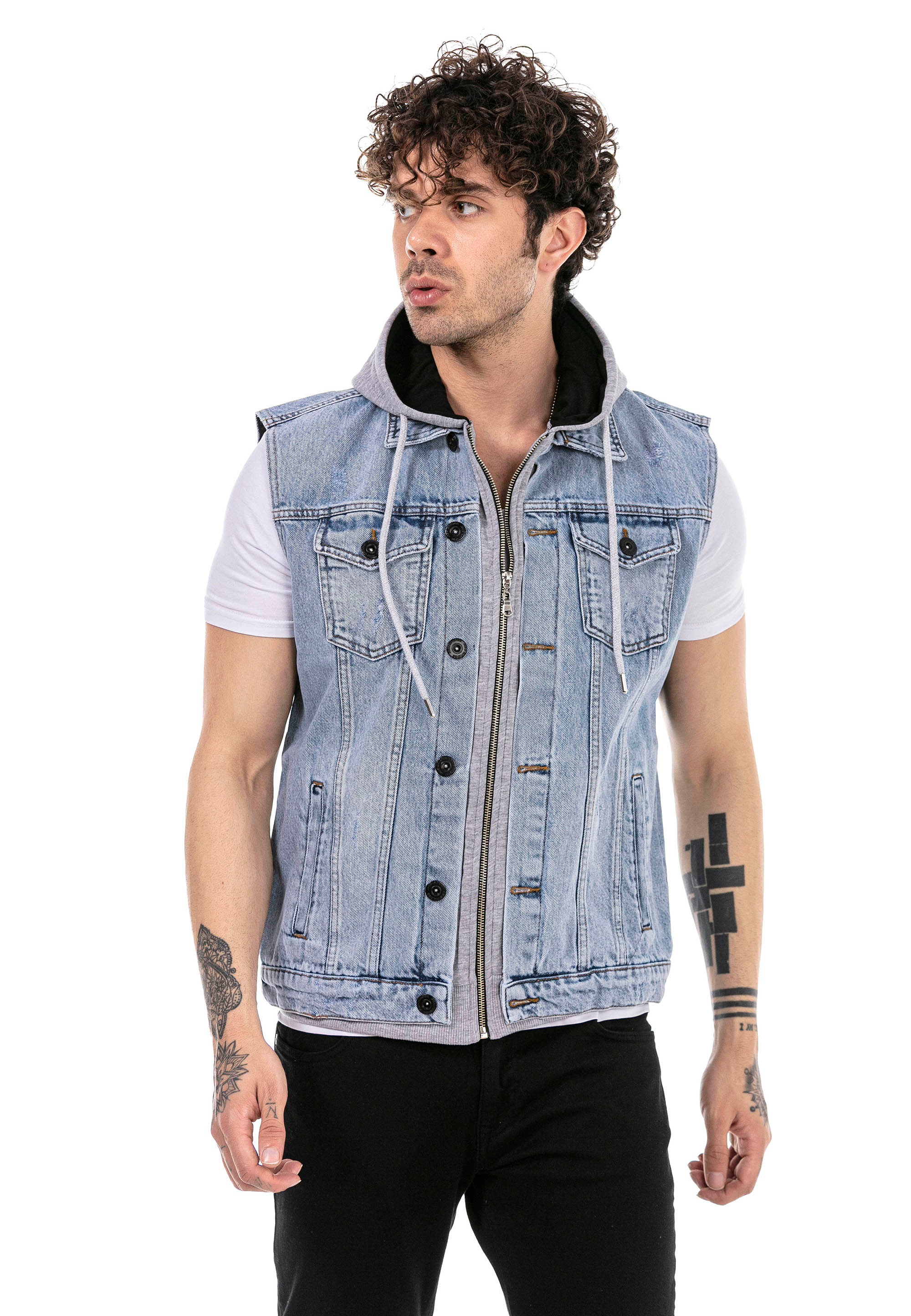 RedBridge Jeansjacke »Telford«, mit Kapuze