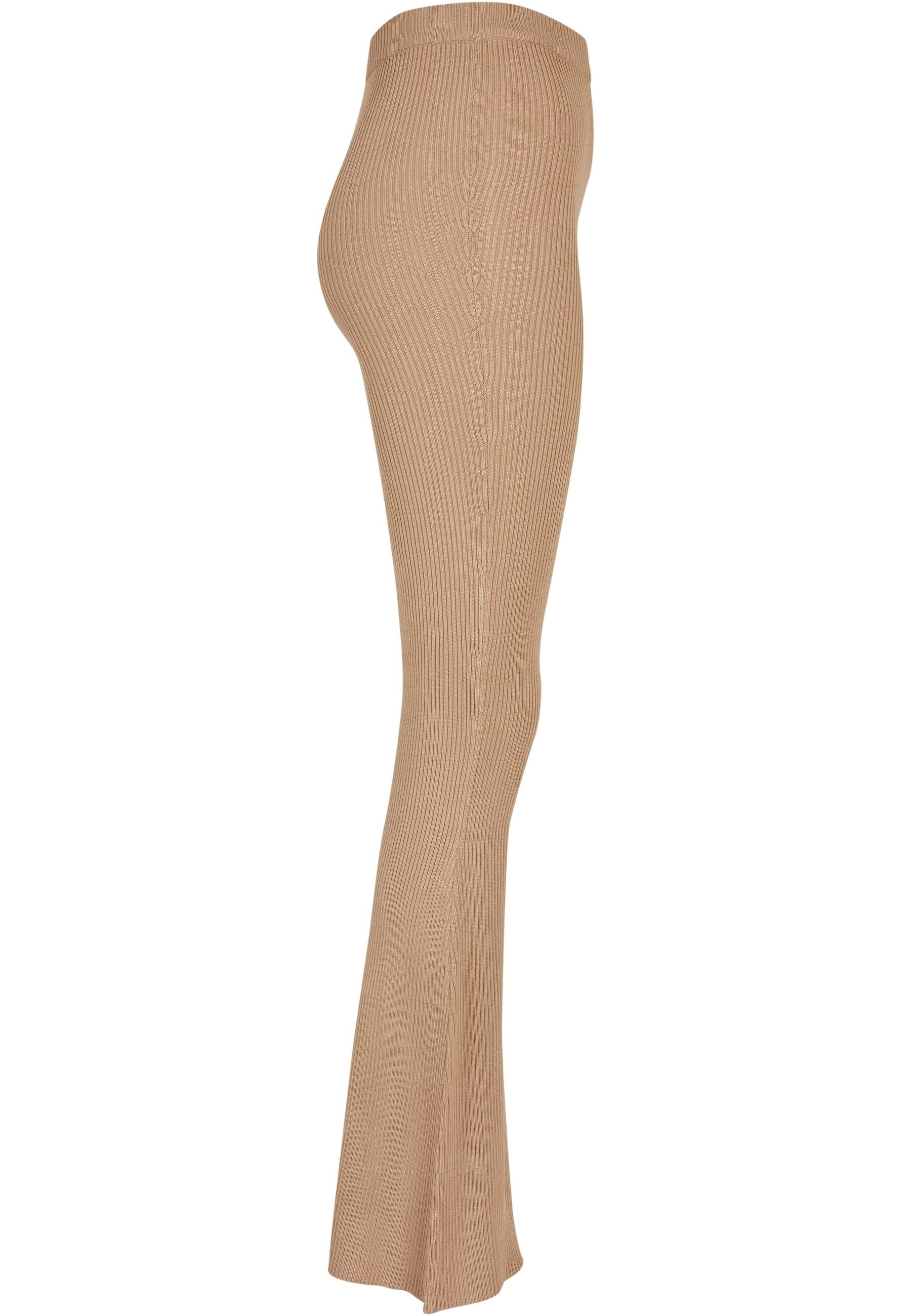 URBAN CLASSICS Leggings »Urban Classics Damen Ladies Rib Knit Bootcut Leggings«, (1 tlg.)