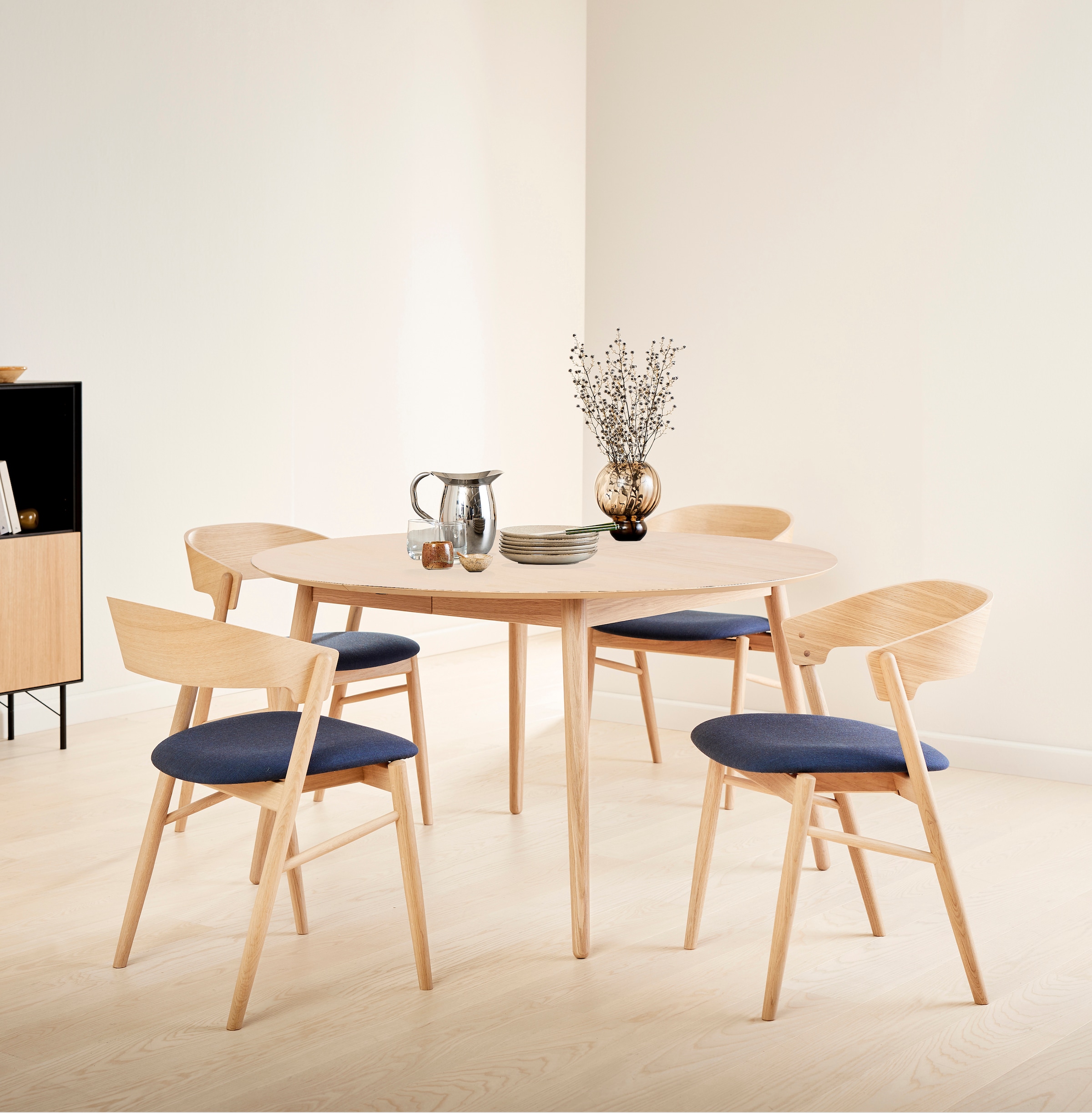 Hammel Furniture Esstisch "Meza Designtisch mit Auszugsfunktion und 2 Einle günstig online kaufen