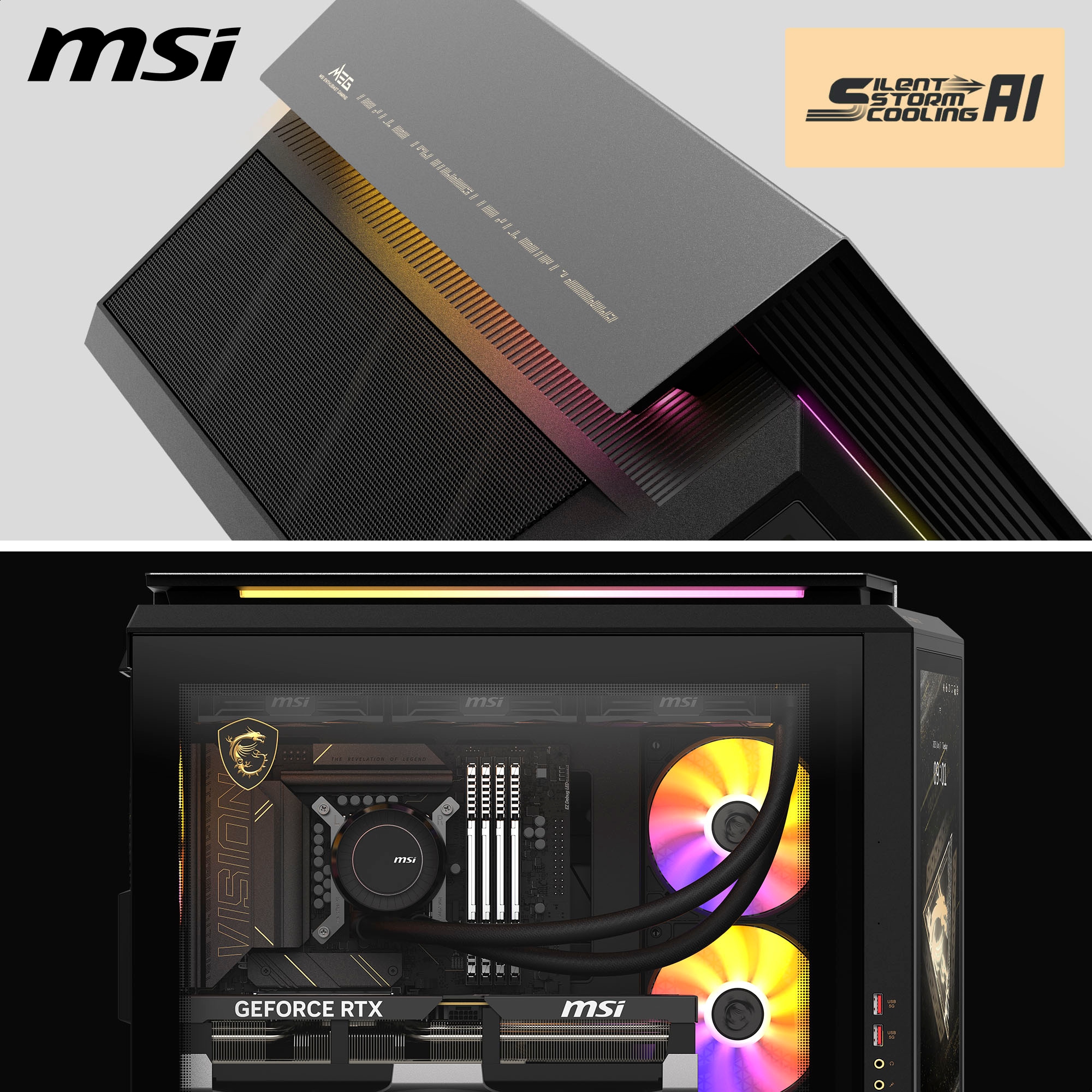 MSI Gaming-PC »MEG Vision X AI 2NVZ9-006DE«